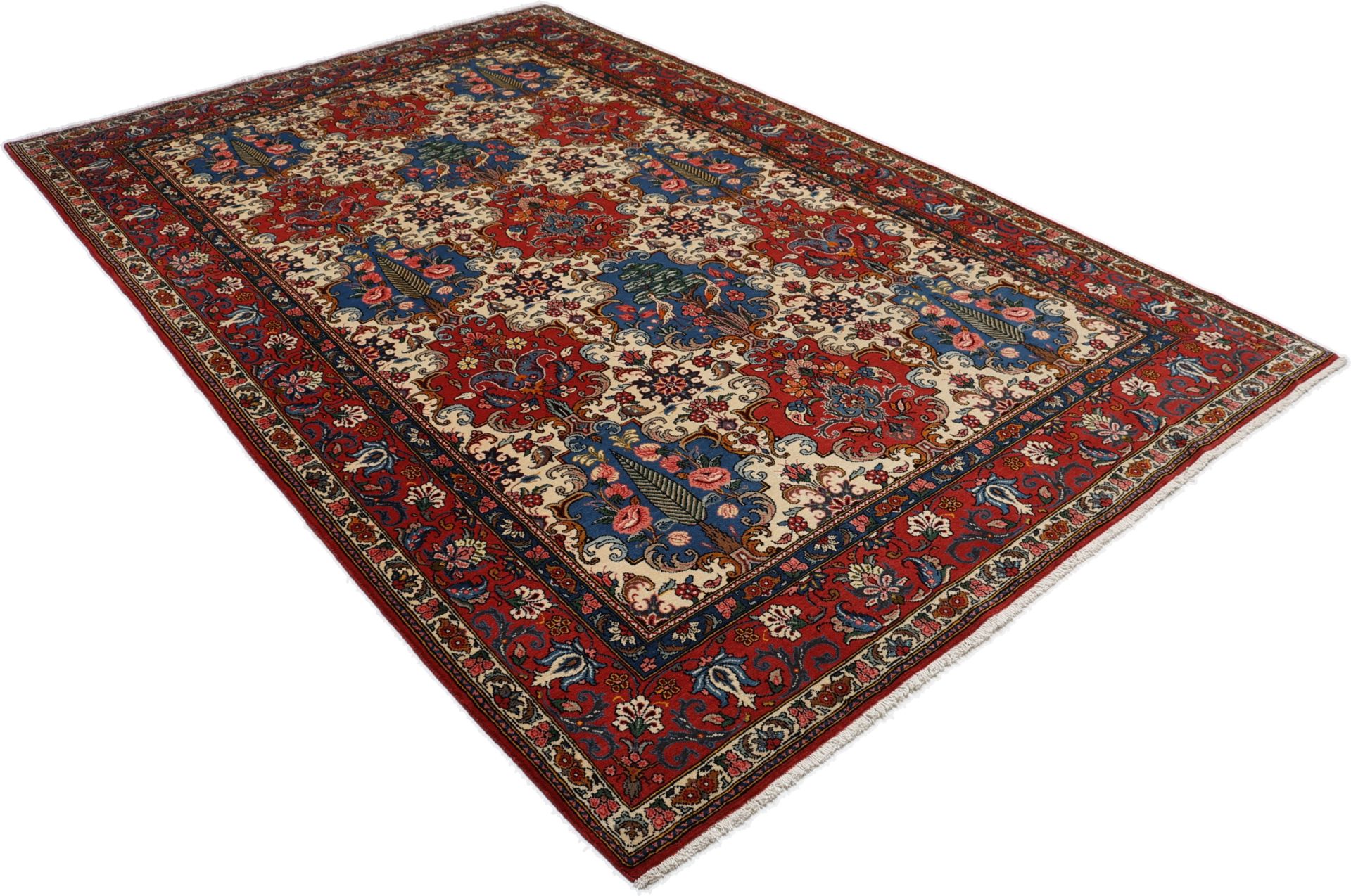 Bakhtiari Persian Rug — hand-knotted, 208 × 325 cm, Wool