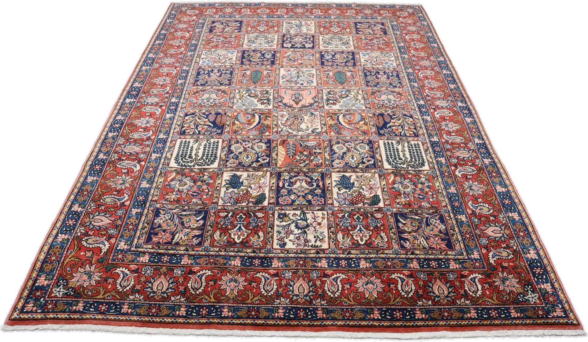 Bakhtiari Persian Rug — hand-knotted, 202 × 300 cm, Wool