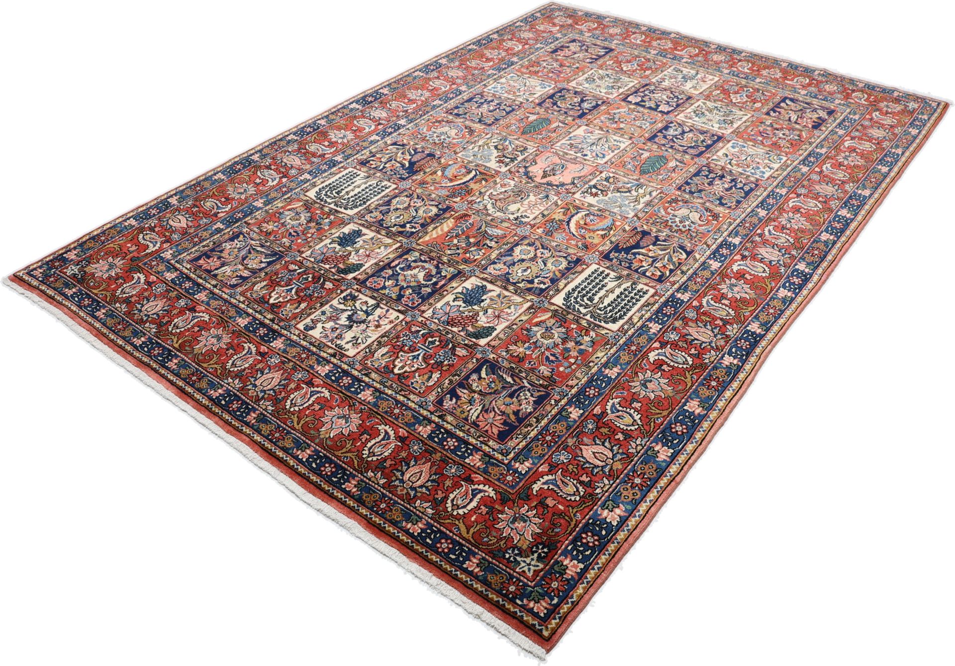 Bakhtiari Persian Rug — hand-knotted, 202 × 300 cm, Wool