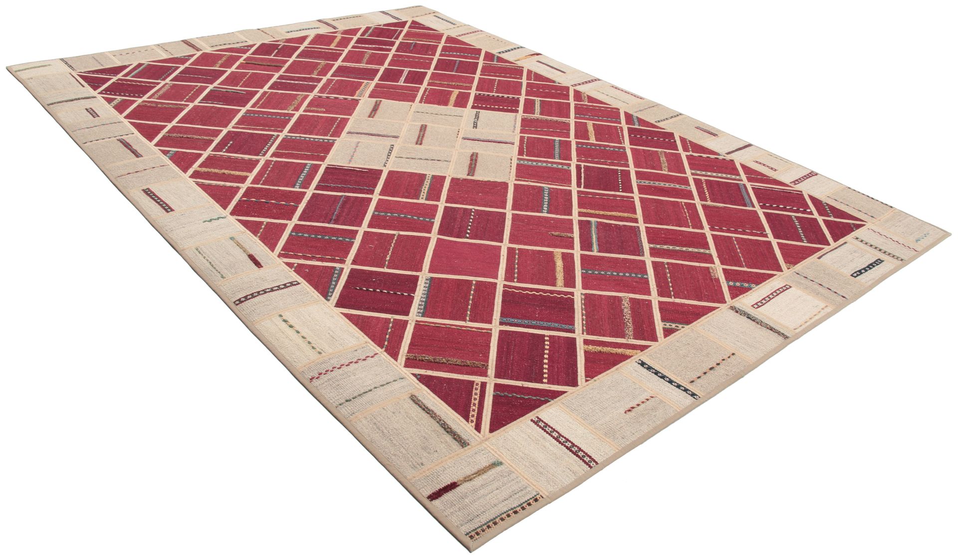 Kilim Persian Rug 201 × 299 cm, Wool, hand-woven