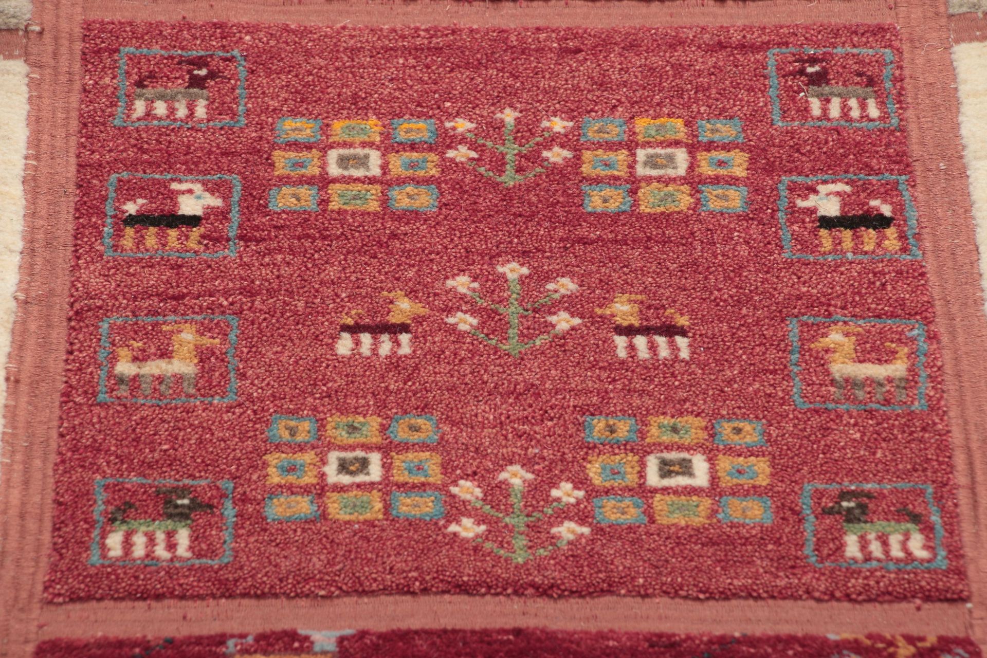 Hand-Knotted Wool Persian Rug, 206 × 307 cm