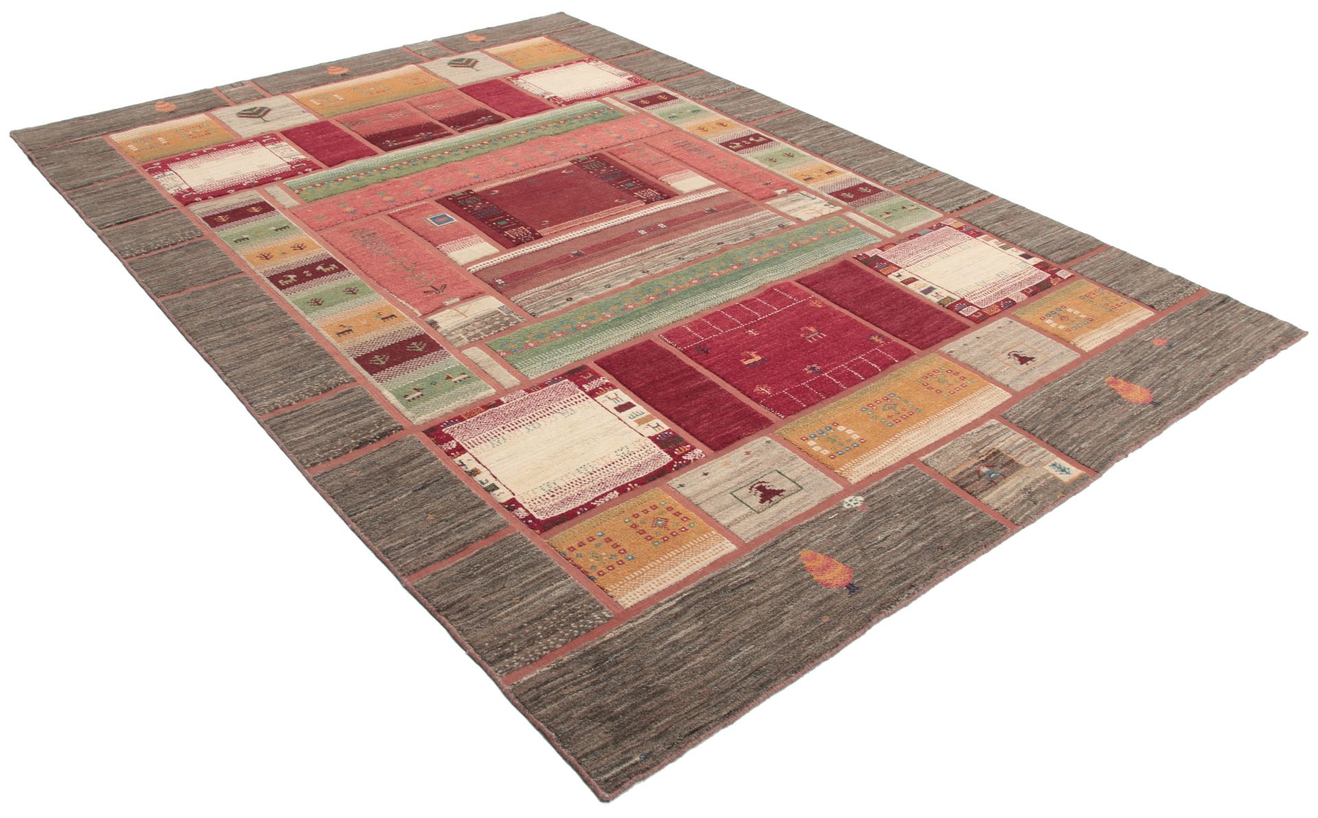 Persian Rug 223 × 319 cm, Wool, hand-knotted