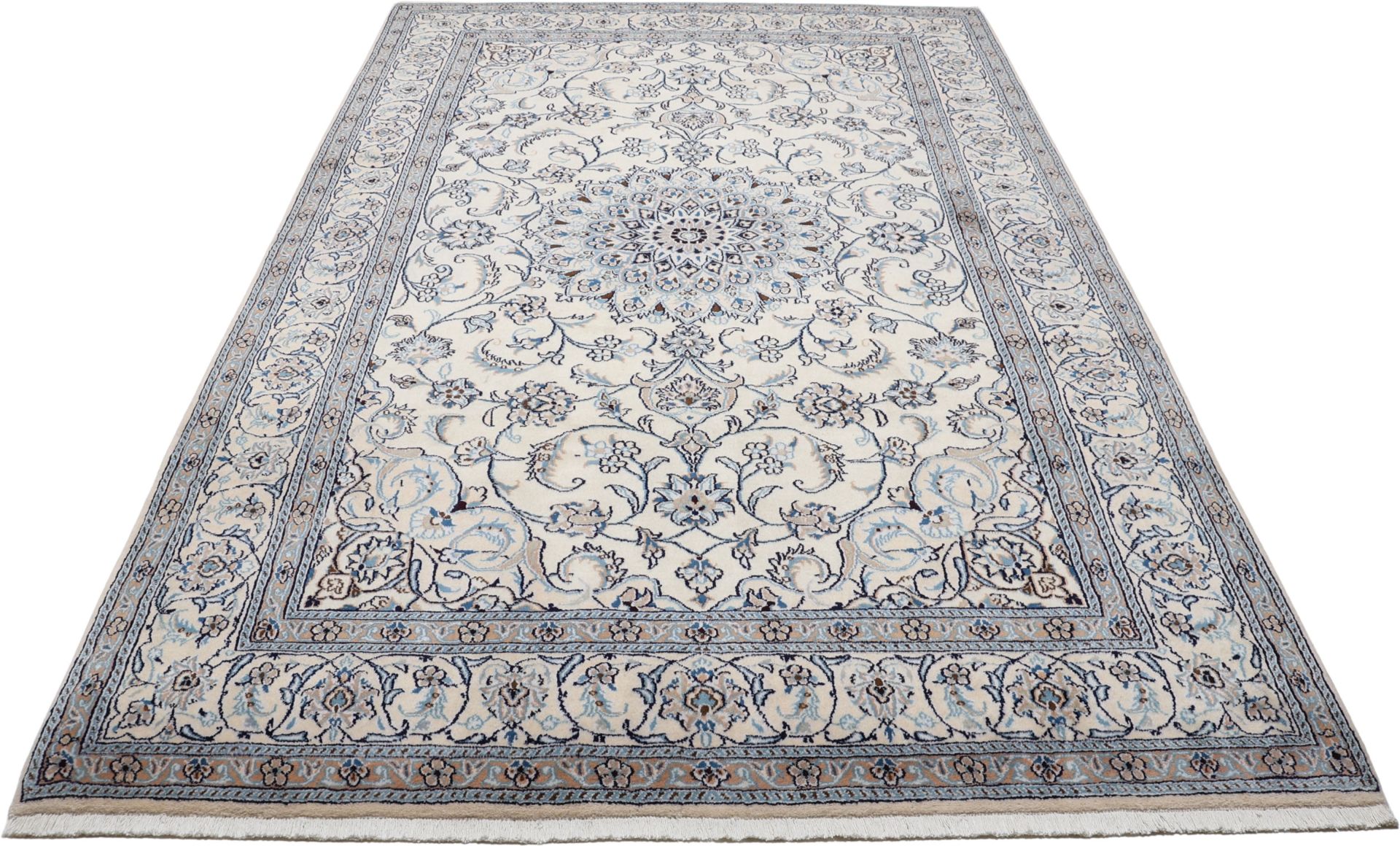 Nain Persian Rug — hand-knotted, 196 × 306 cm, Wool