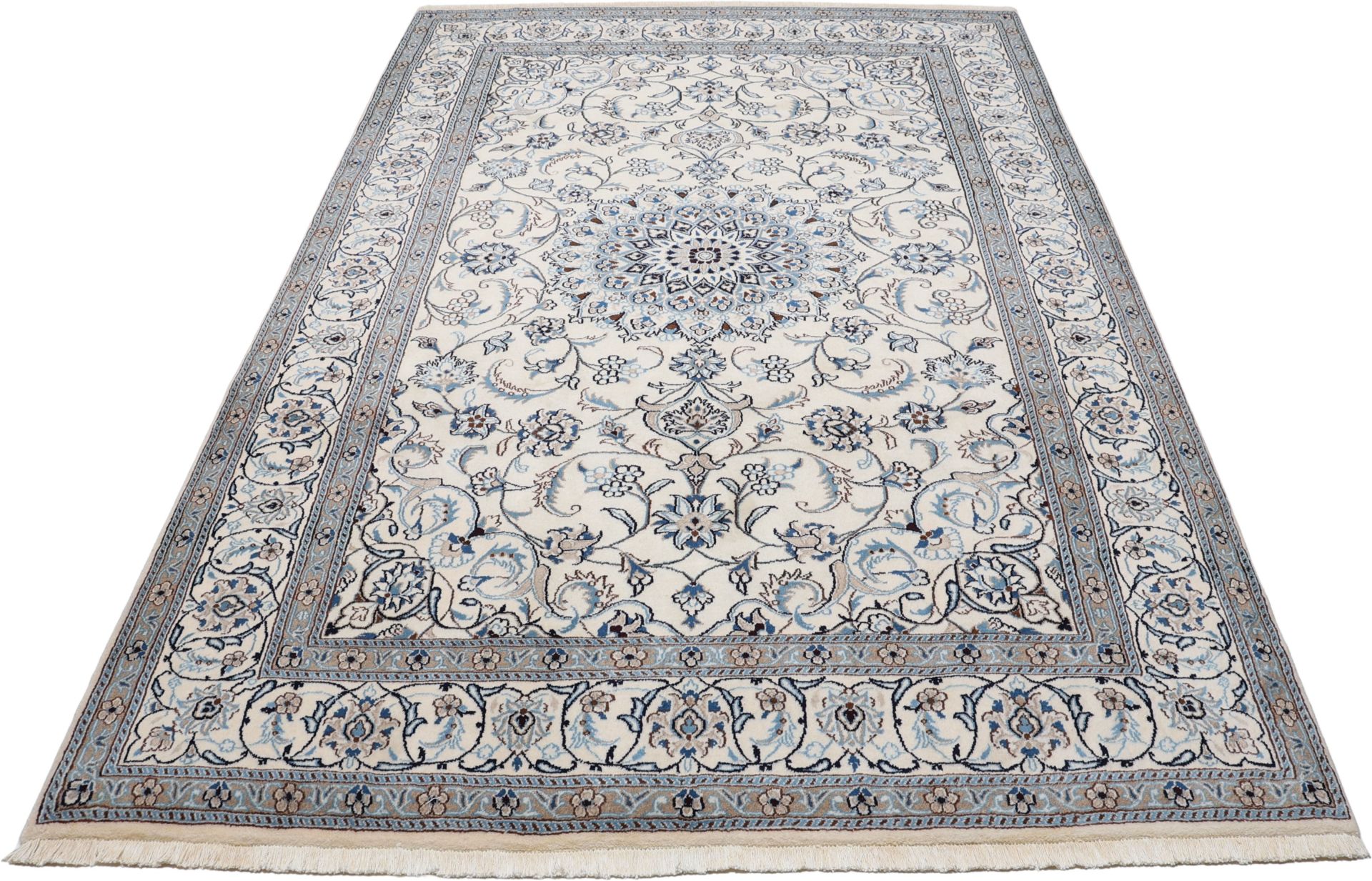 Nain Persian Rug — hand-knotted, 197 × 297 cm, Wool