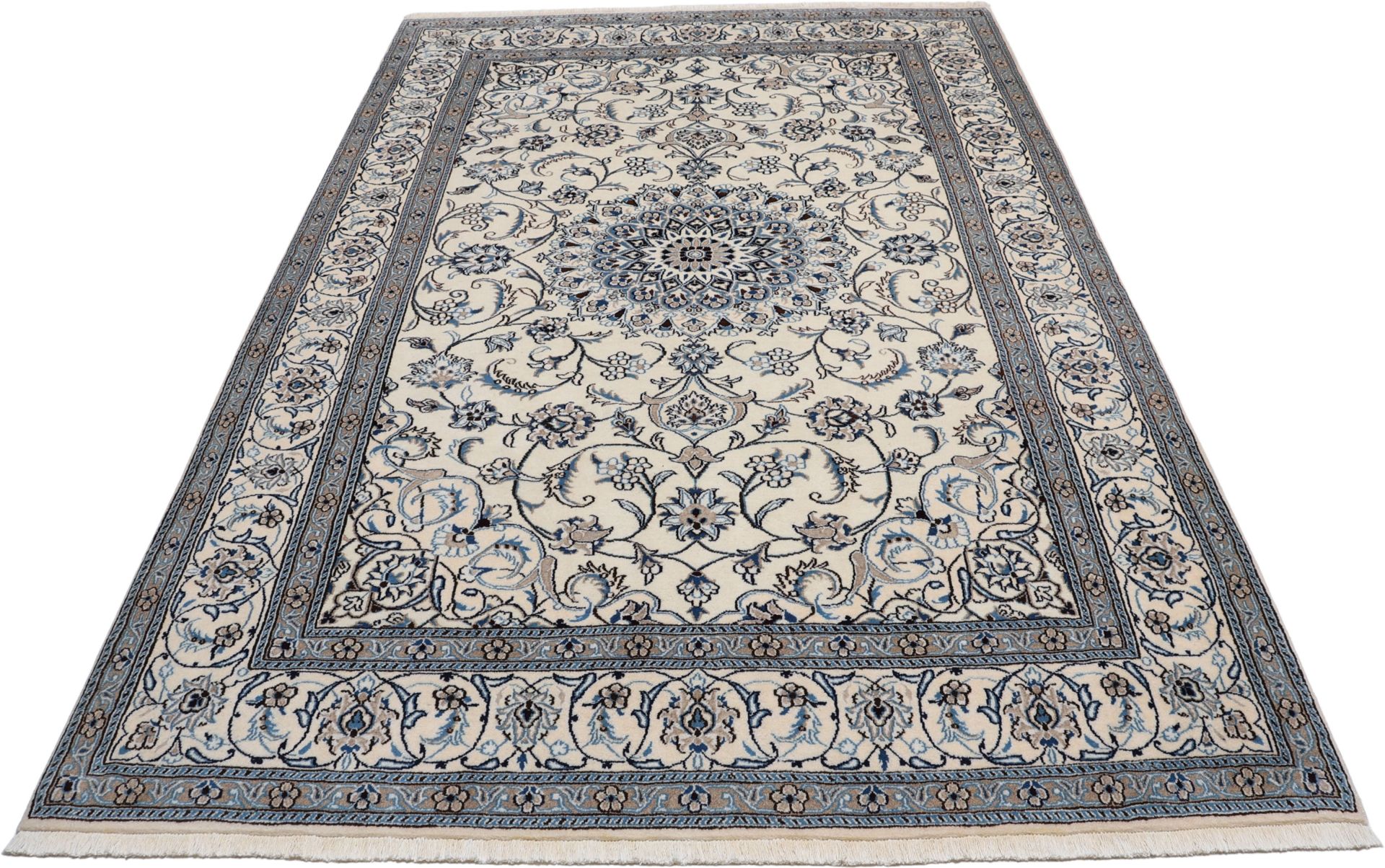 Nain Persian Rug — hand-knotted, 197 × 297 cm, Wool