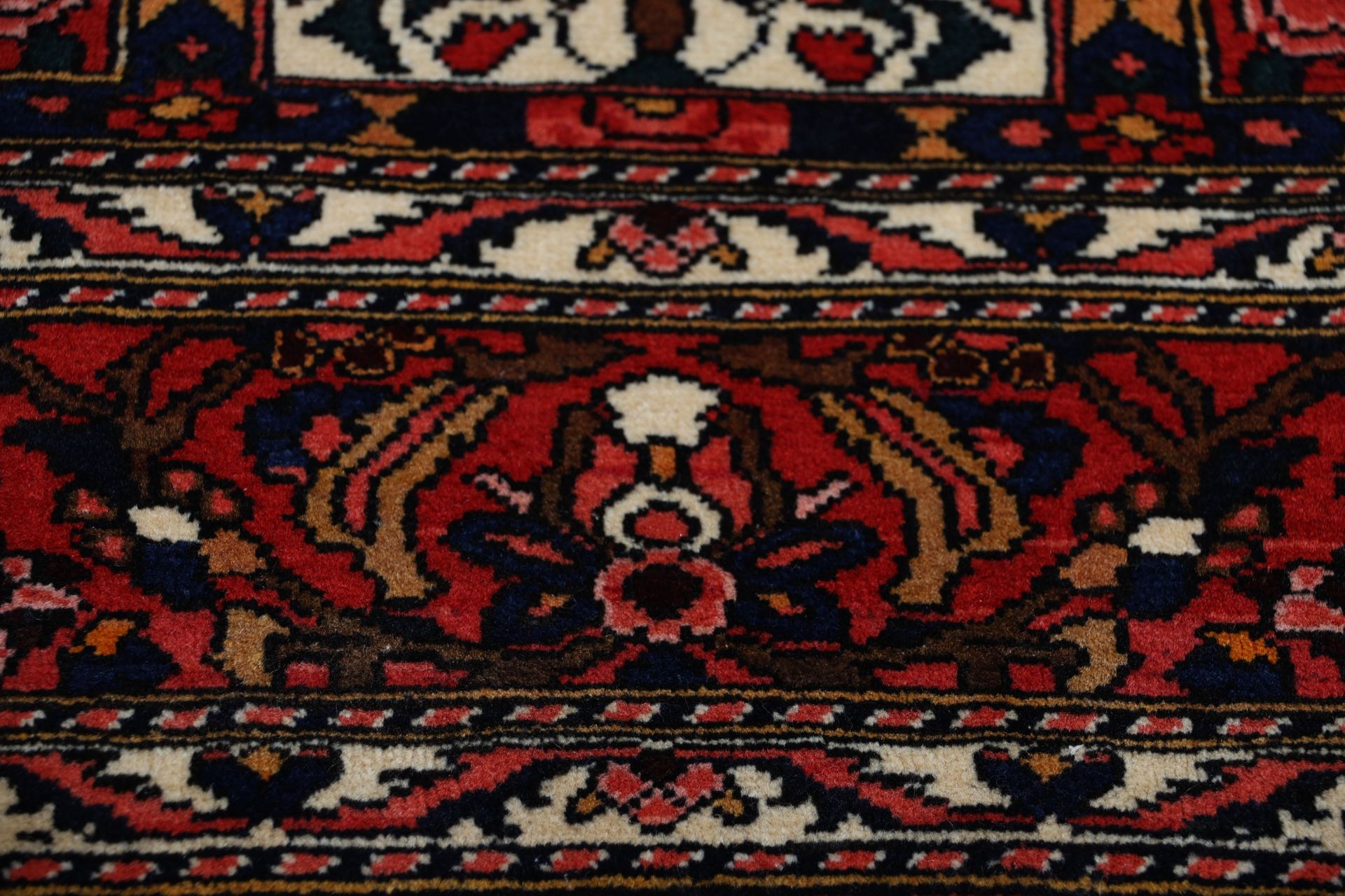 Hand-Knotted Wool Bakhtiari Persian Rug, 215 × 310 cm