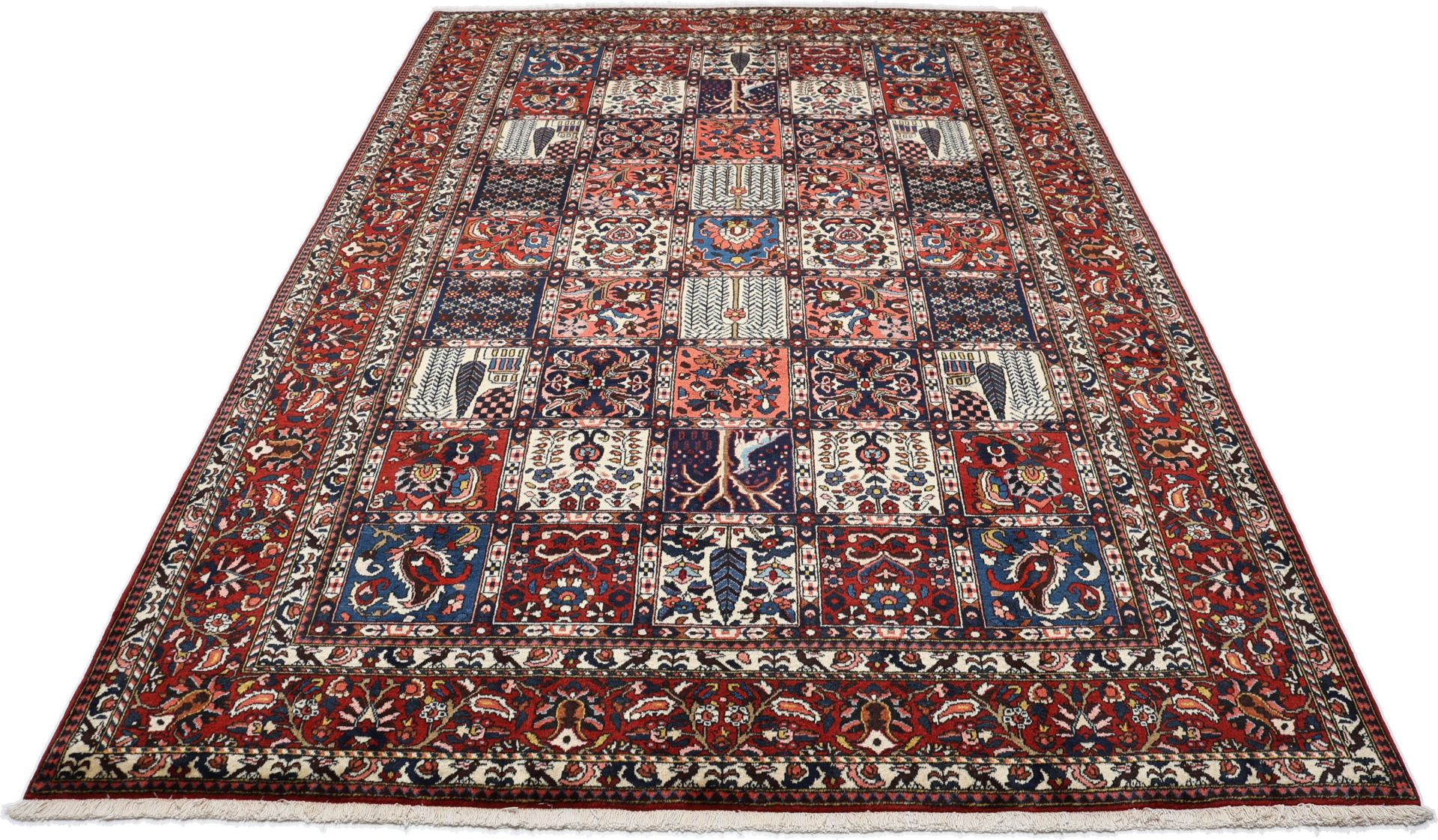 Bakhtiari Persian Rug — hand-knotted, 210 × 300 cm, Wool