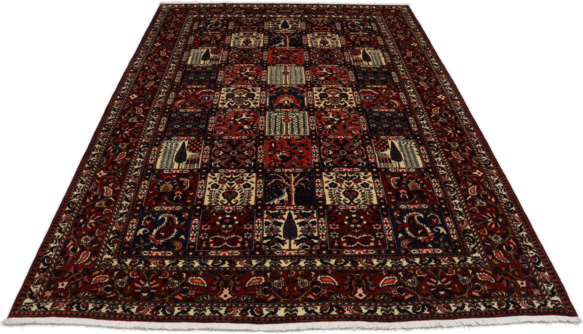 Bakhtiari Persian Rug — hand-knotted, 210 × 300 cm, Wool