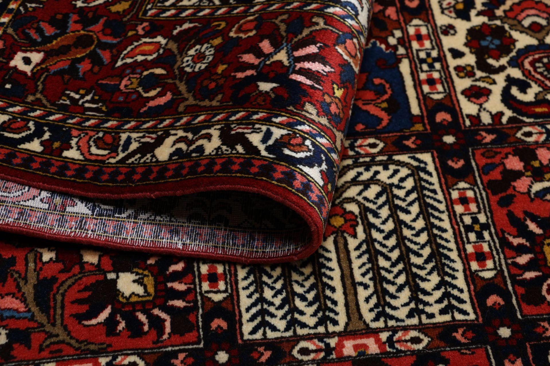 Bakhtiari Persian Rug — hand-knotted, 210 × 300 cm, Wool