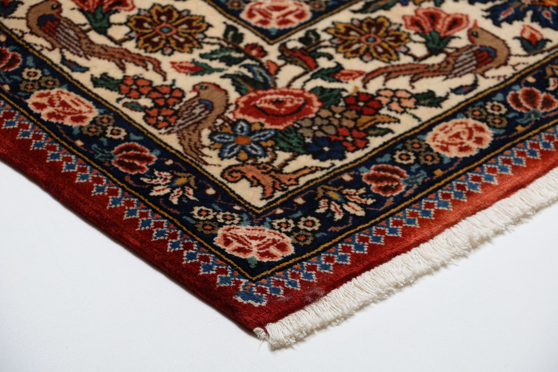 Hand-Knotted Wool Bakhtiari Persian Rug, 208 × 310 cm