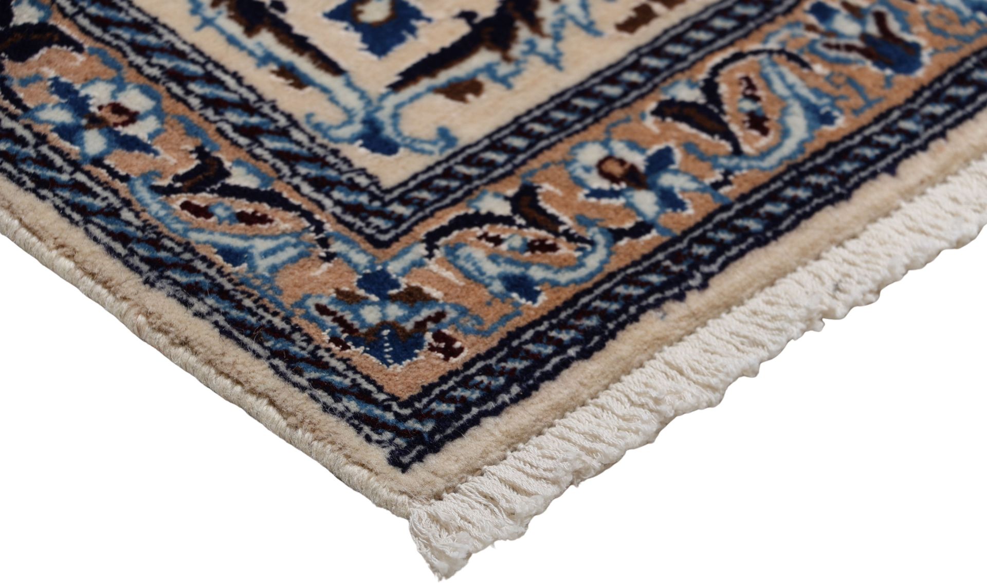 Hand-Knotted Wool Nain Persian Rug, 193 × 290 cm