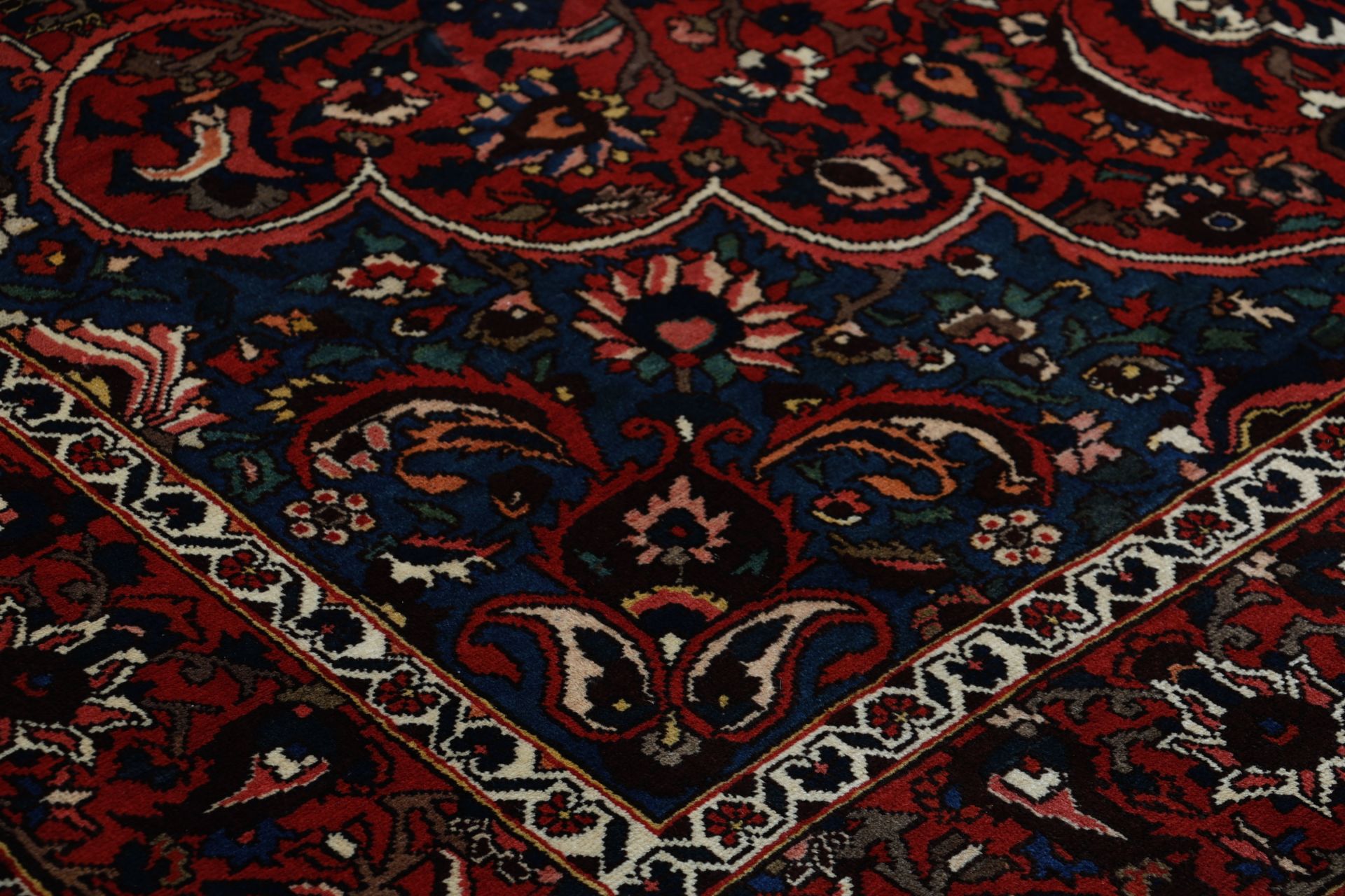 Bakhtiari Persian Rug — hand-knotted, 208 × 305 cm, Wool