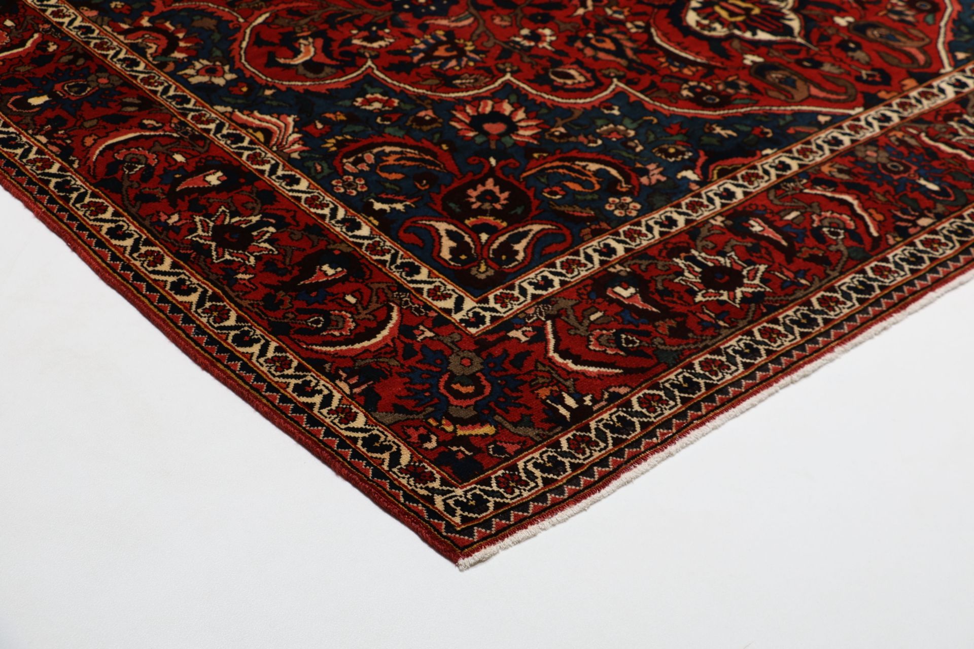 Bakhtiari Persian Rug — hand-knotted, 208 × 305 cm, Wool