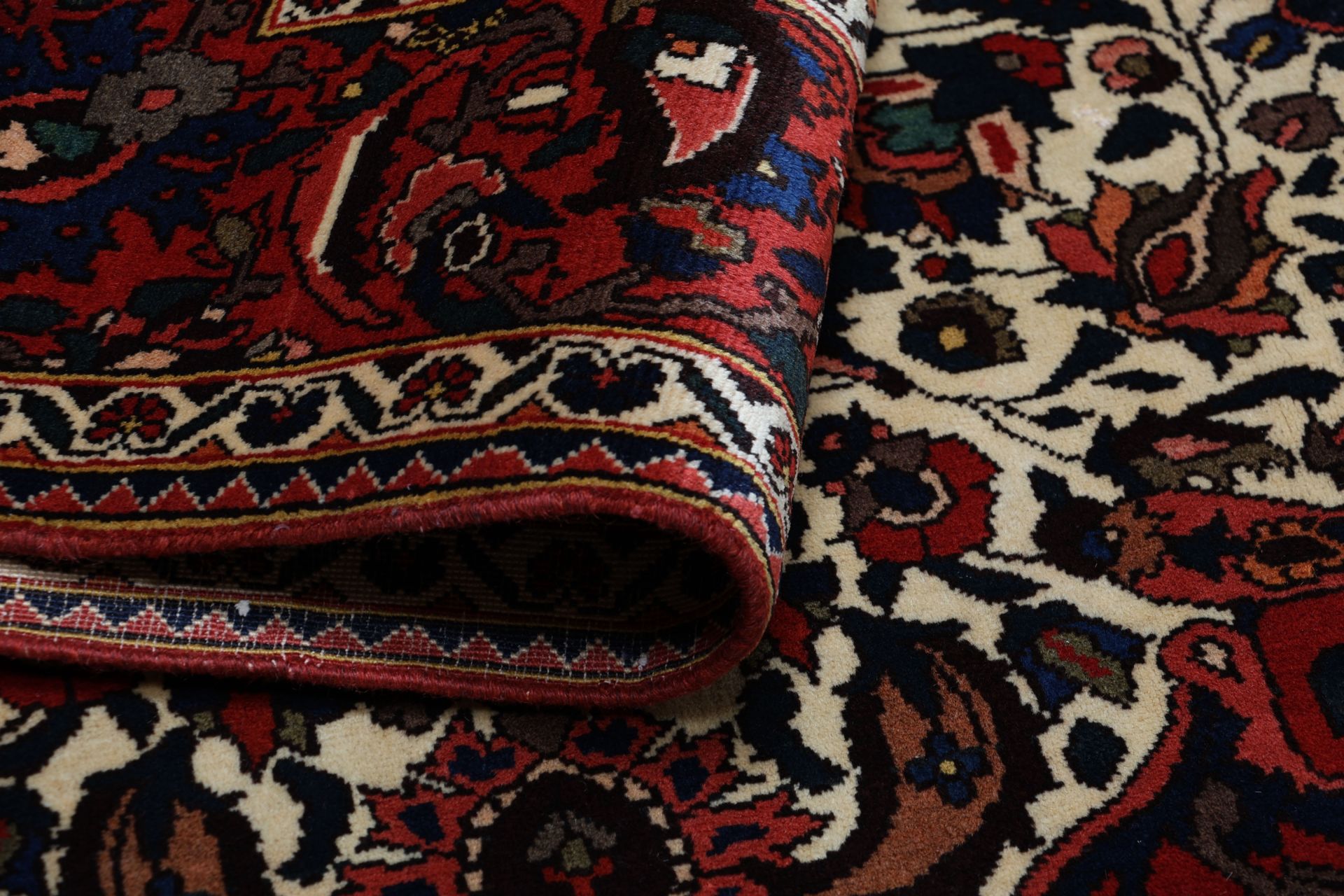 Bakhtiari Persian Rug — hand-knotted, 208 × 305 cm, Wool