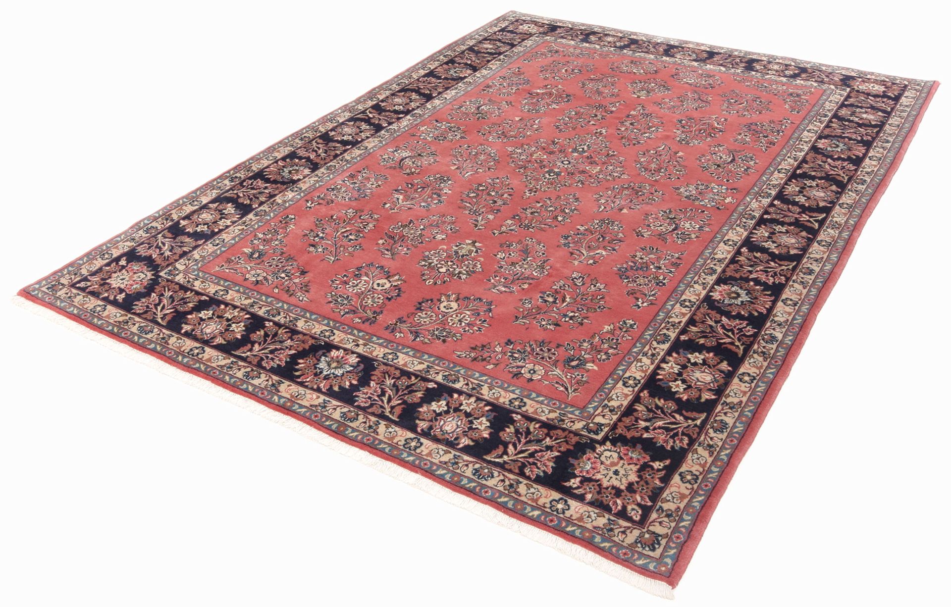 Kashan Persian Rug — hand-knotted, 205 × 309 cm, Wool