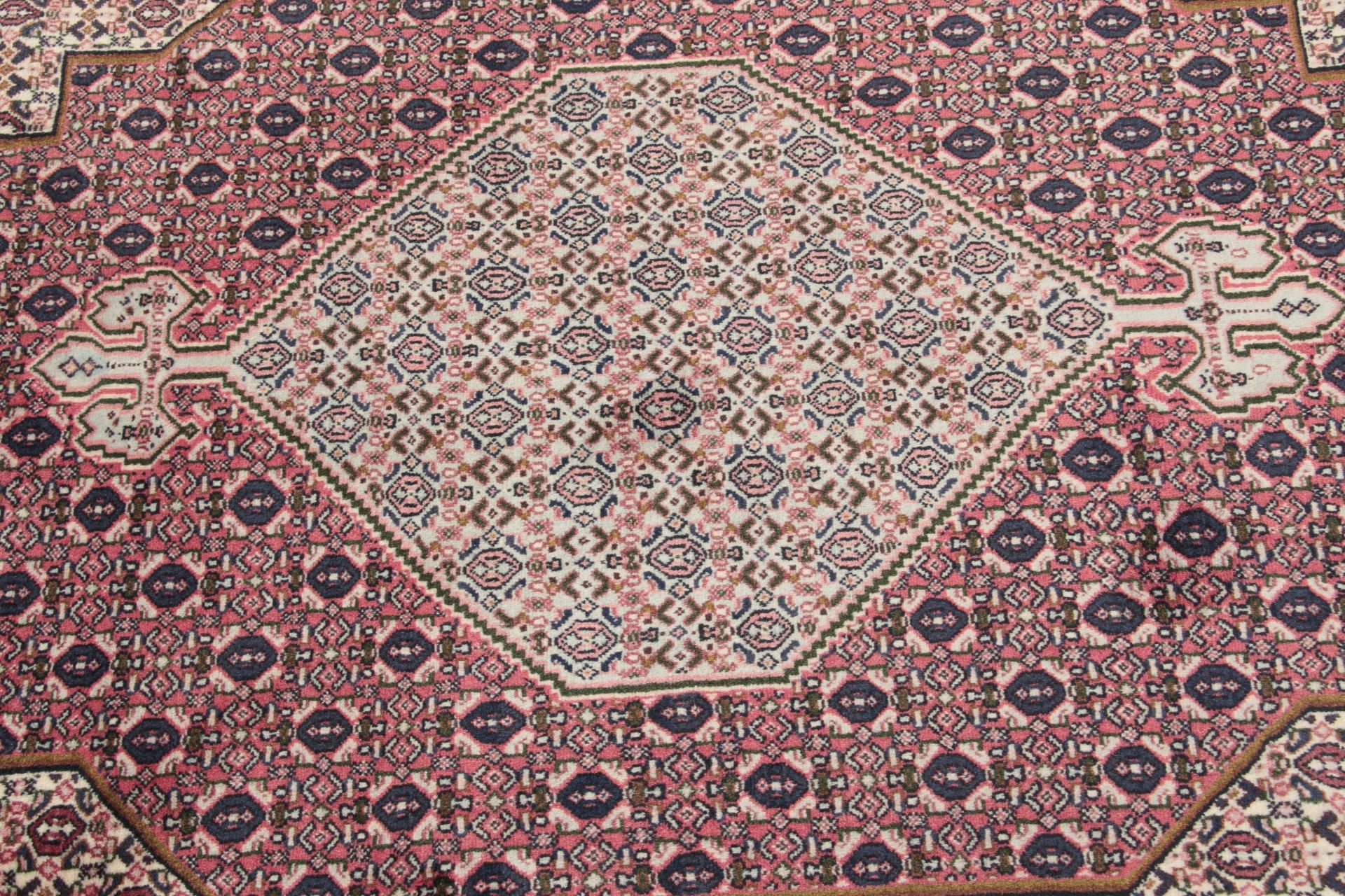 Hand-Knotted Wool Persian Rug, 205 × 295 cm