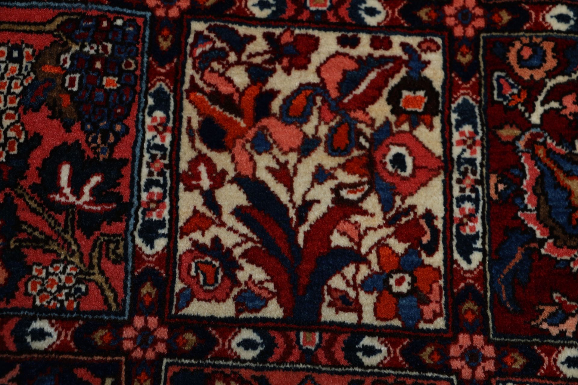 Hand-Knotted Wool Bakhtiari Persian Rug, 220 × 323 cm