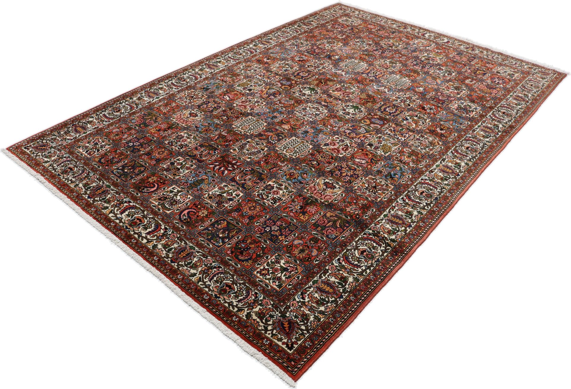 Bakhtiari Persian Rug 197 × 296 cm, Wool, hand-knotted