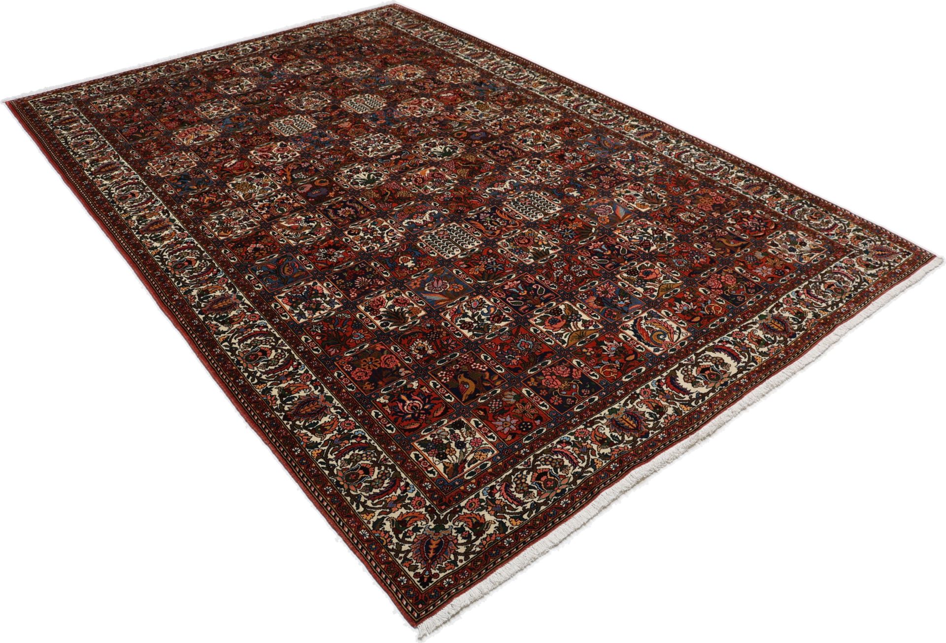 Bakhtiari Persian Rug 197 × 296 cm, Wool, hand-knotted
