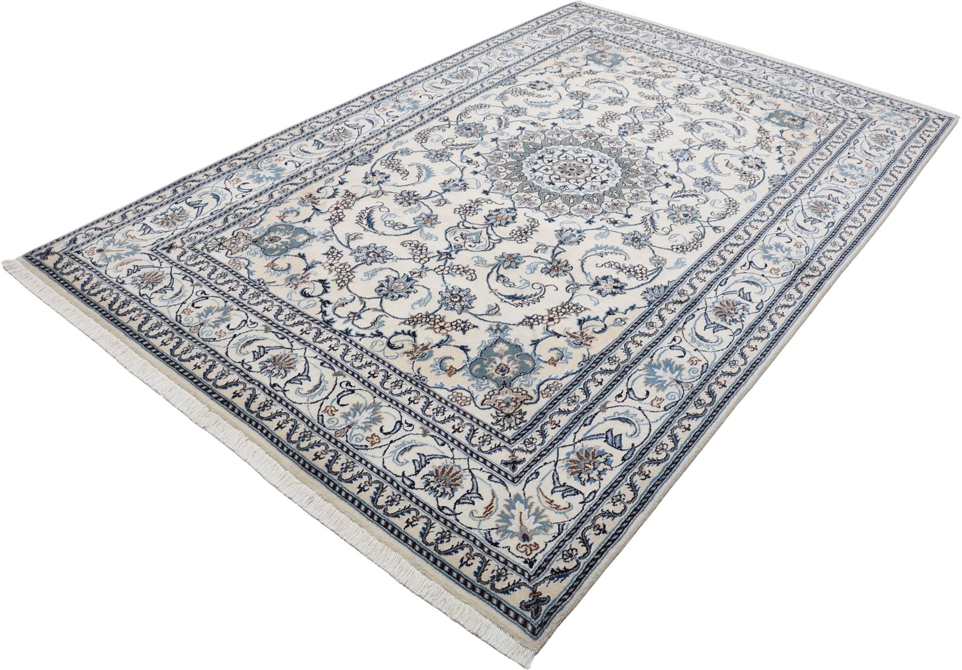 Nain Persian Rug 196 × 297 cm, Wool, hand-knotted
