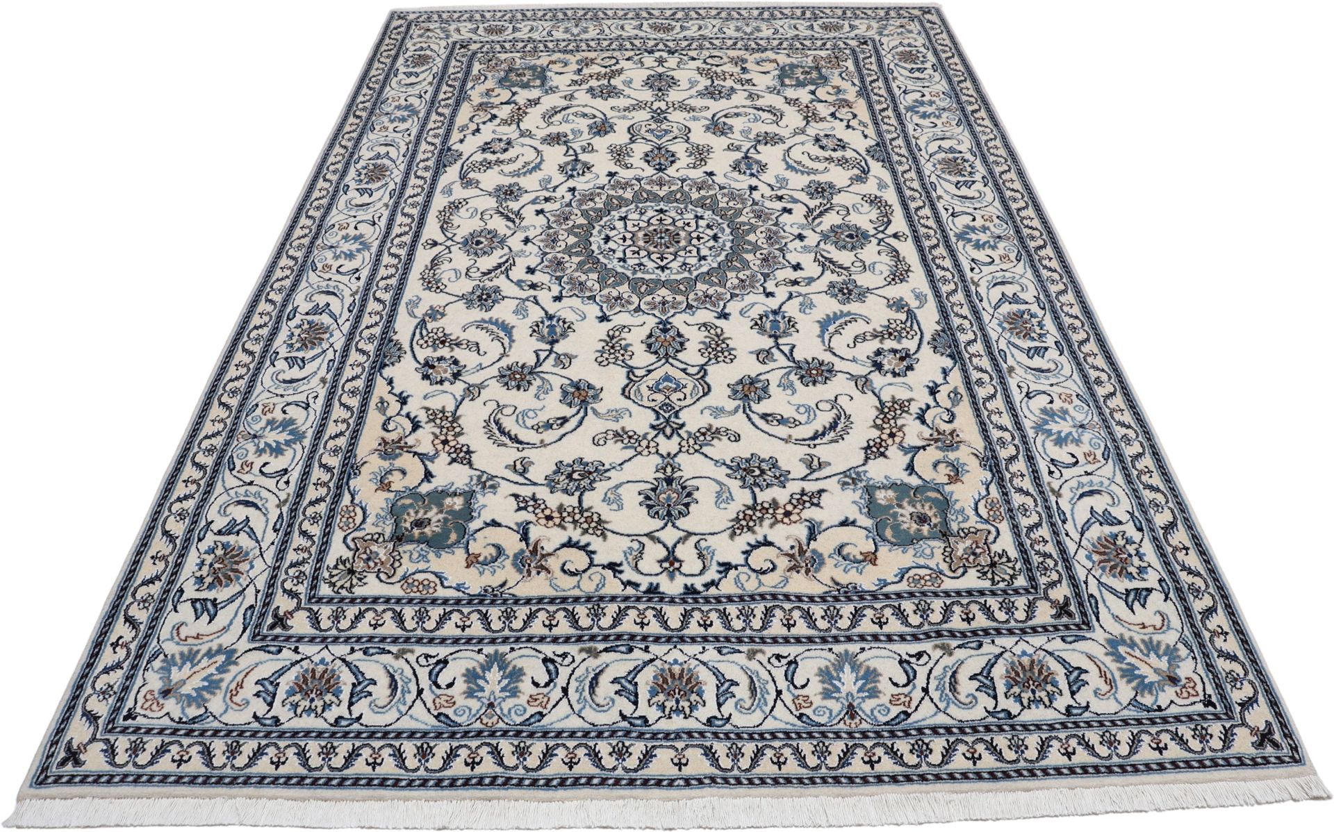 Nain Persian Rug 196 × 297 cm, Wool, hand-knotted