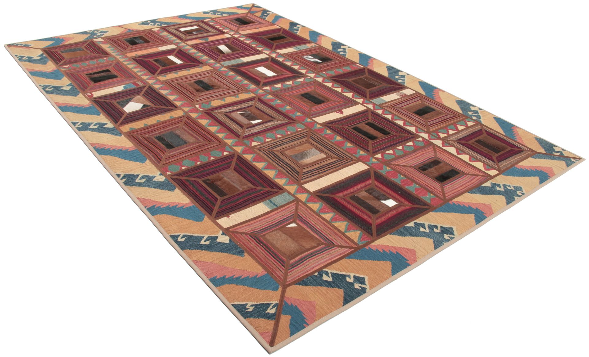 Kilim Persian Rug — hand-woven, 192 × 276 cm, Wool