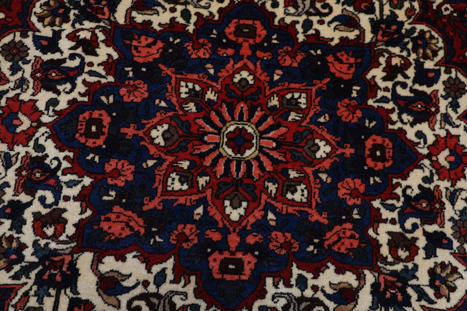 Hand-Knotted Wool Bakhtiari Persian Rug, 216 × 295 cm