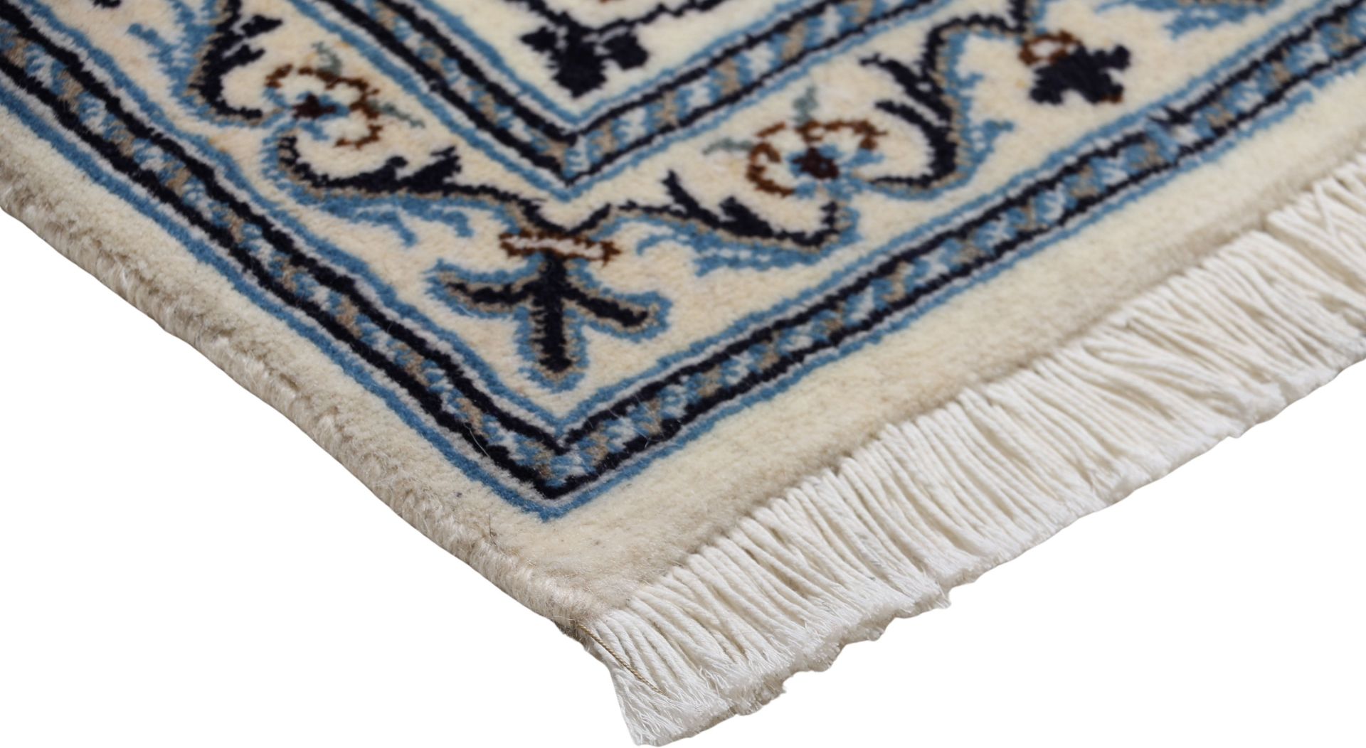 Hand-Knotted Wool Nain Persian Rug, 200 × 298 cm