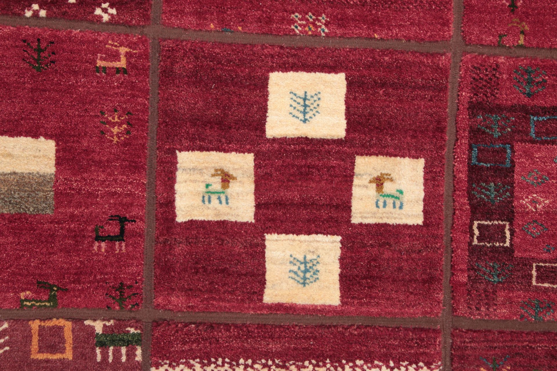 Gabbeh Persian Rug — hand-knotted, 205 × 300 cm, Wool
