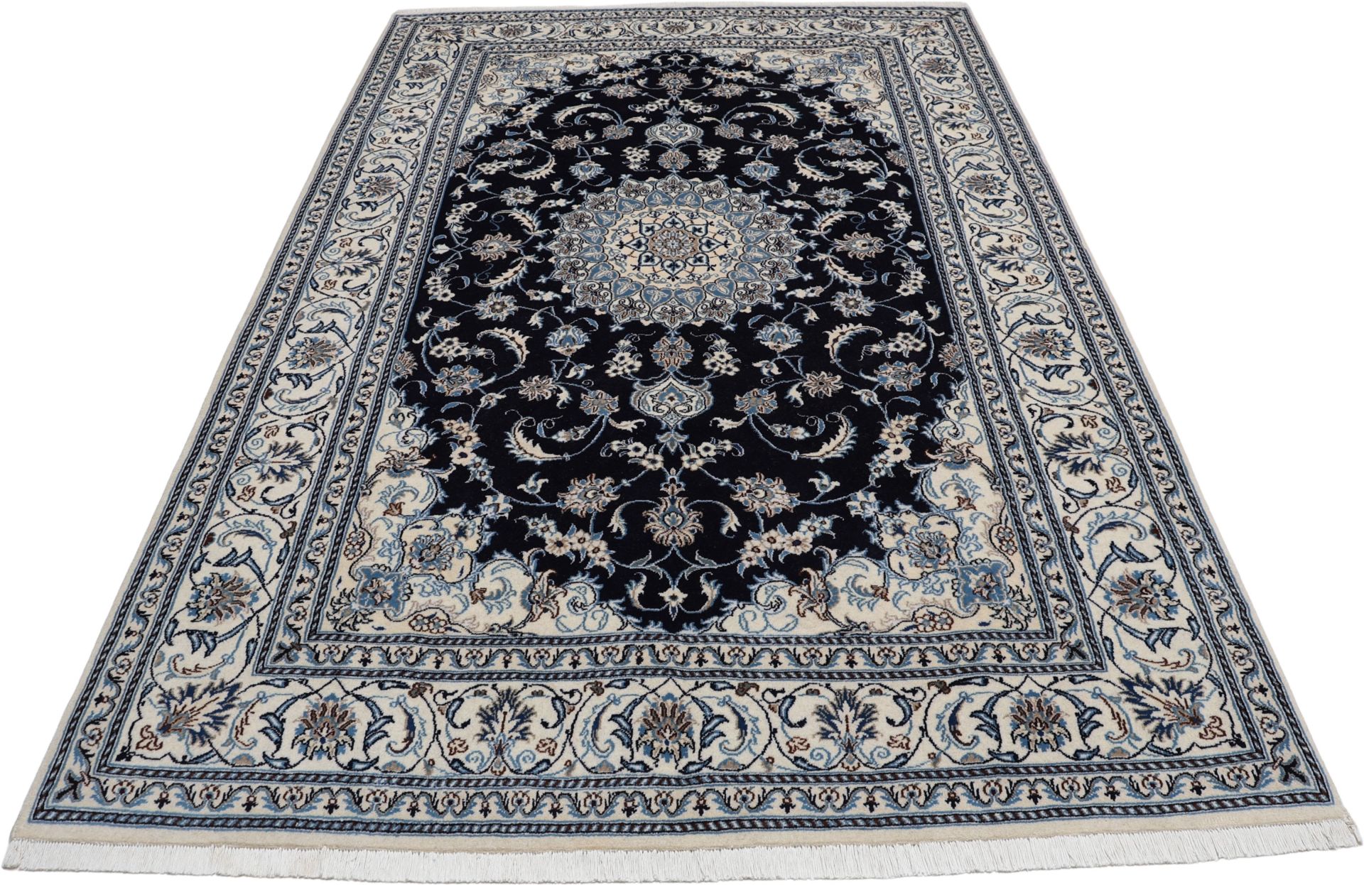 perserteppich-nain-193-x-294-cm-schurwolle-handgeknupft-exklusiv-7 Nain Persian Rug — hand-knotted, 193 × 294 cm, Wool