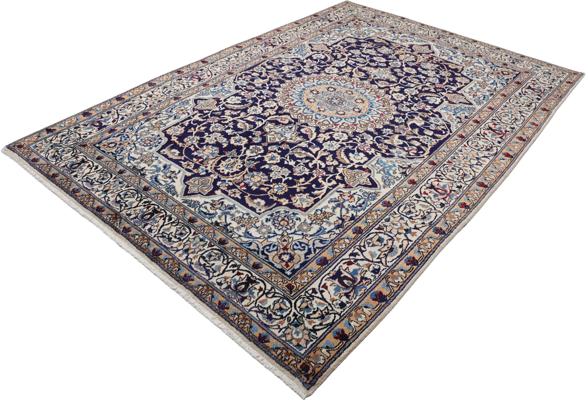 perserteppich-nain-195-x-285-cm-schurwolle-handgeknupft-exklusiv-2 Hand-Knotted Wool Nain Persian Rug, 195 × 285 cm