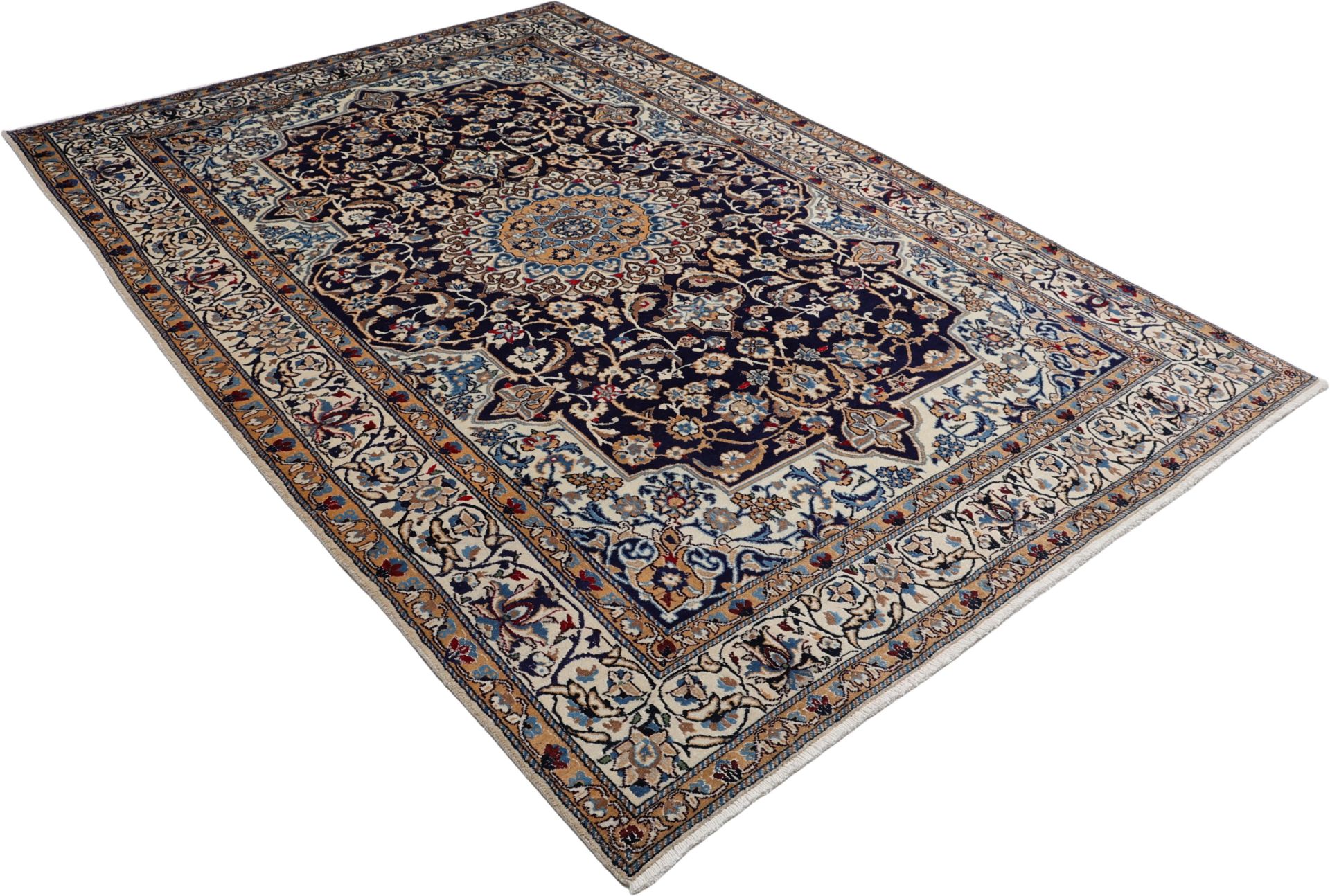 perserteppich-nain-195-x-285-cm-schurwolle-handgeknupft-exklusiv-3 Hand-Knotted Wool Nain Persian Rug, 195 × 285 cm