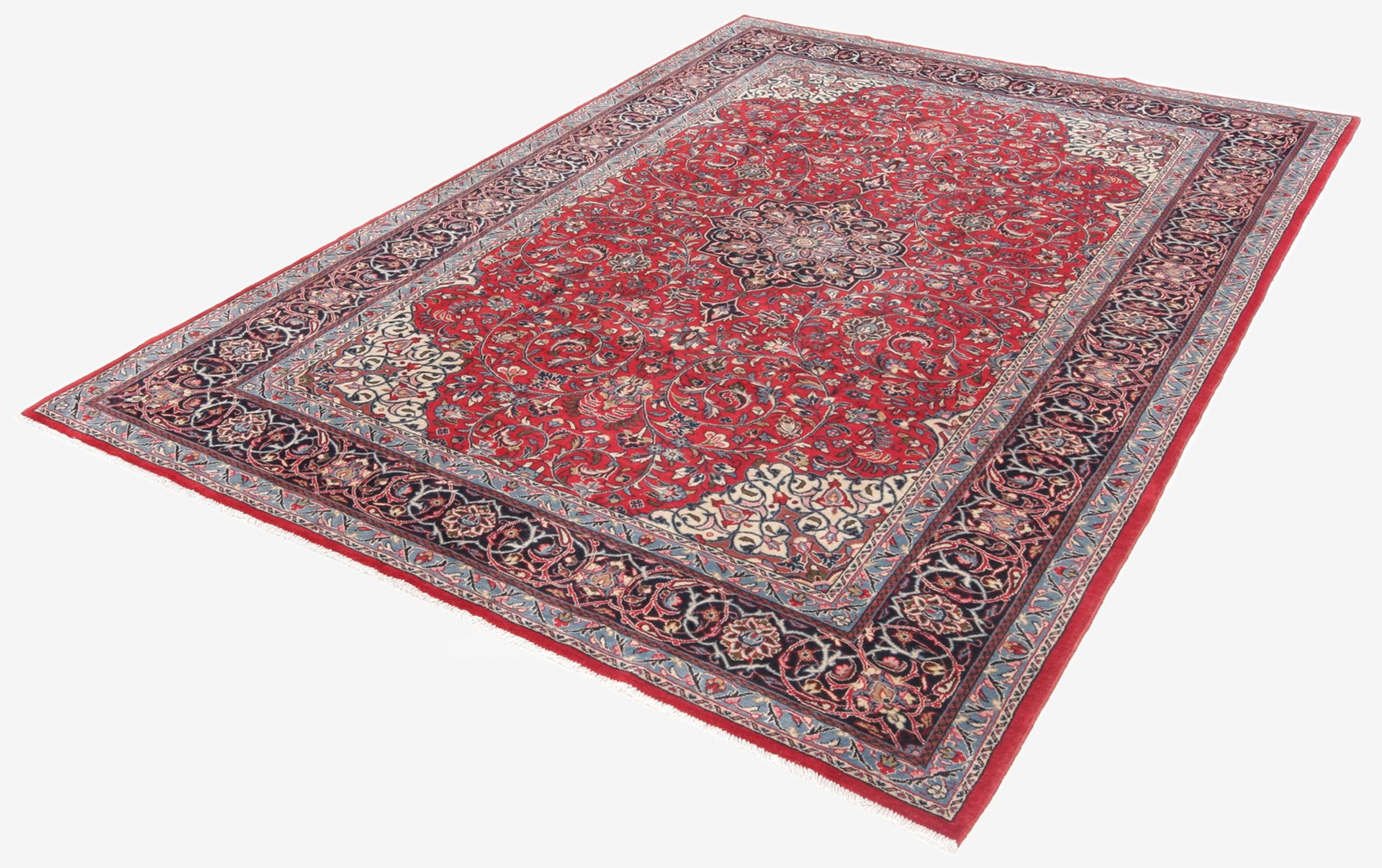 persischer-teppich-sarough-210-x-312-cm-schurwolle-handgeknupft-1 Sarouk Persian Rug — hand-knotted, 210 × 312 cm, Wool