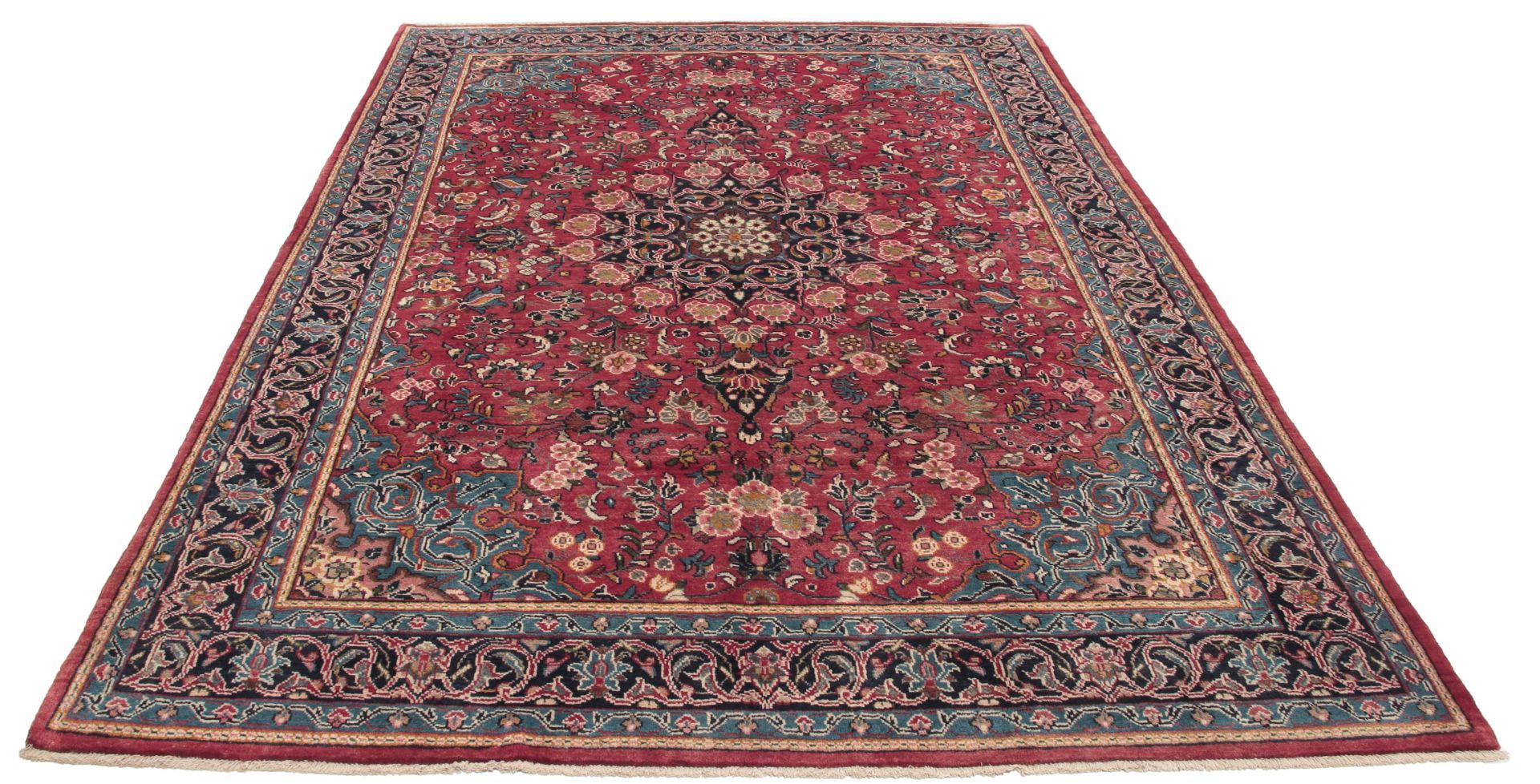 perserteppich-mahal-210-x-305-cm-baumwolle-handgeknupft-3 Persian Rug 210 × 305 cm, hand-knotted