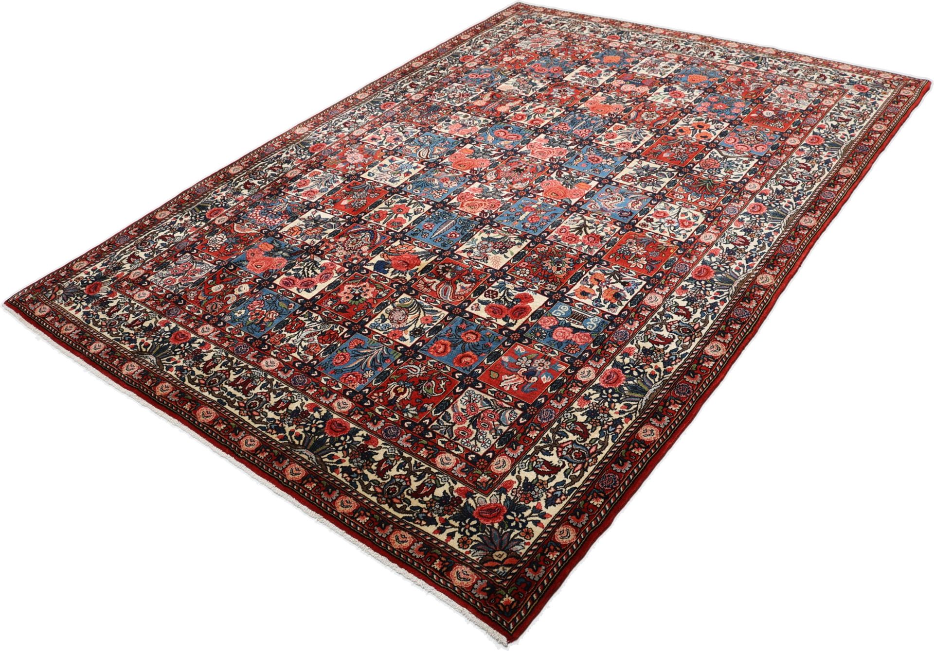 persischer-bachtiar-teppich-210-x-295-cm-schurwolle-handgeknupft-4 Bakhtiari Persian Rug — hand-knotted, 210 × 295 cm, Wool