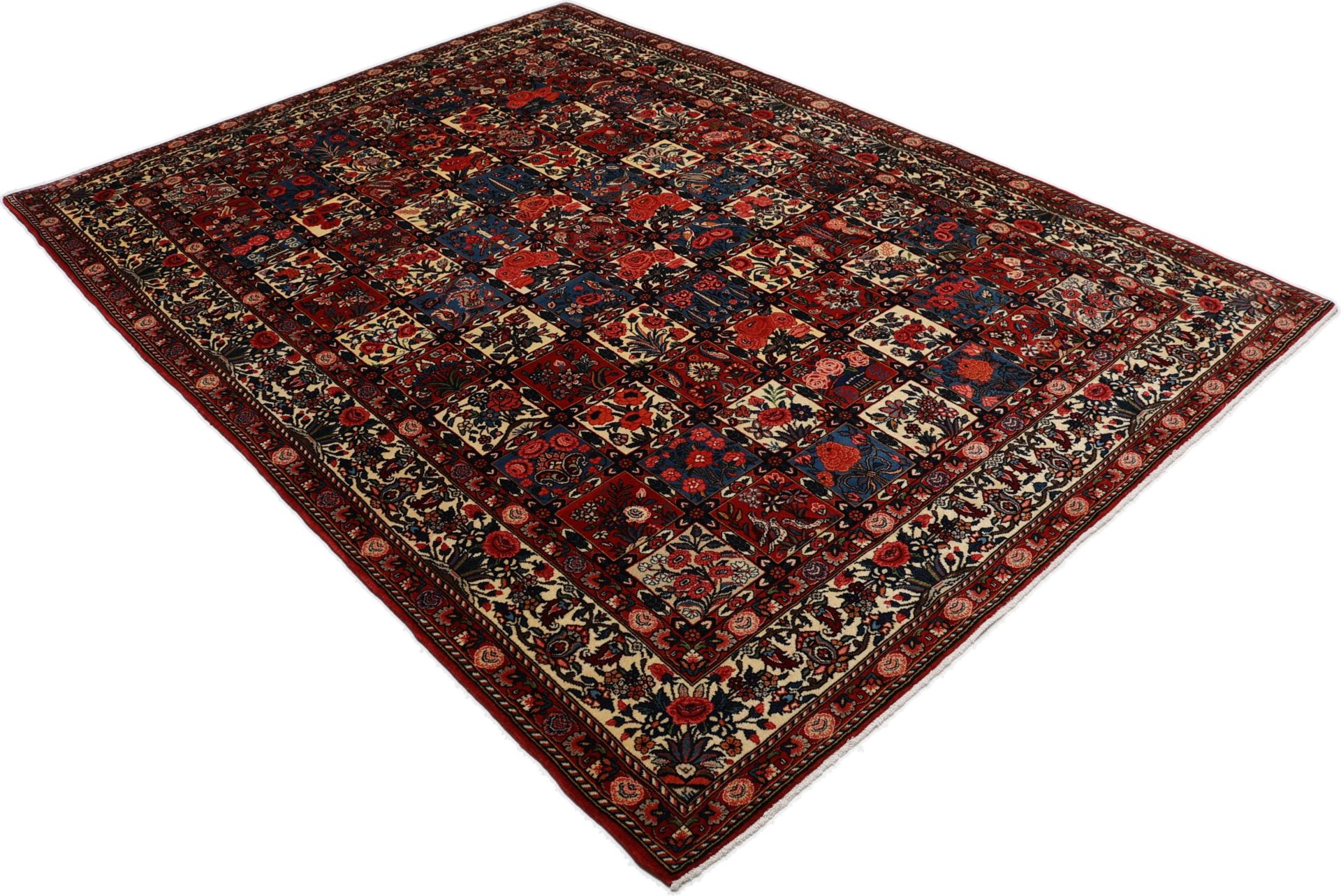 persischer-bachtiar-teppich-210-x-295-cm-schurwolle-handgeknupft-5 Bakhtiari Persian Rug — hand-knotted, 210 × 295 cm, Wool