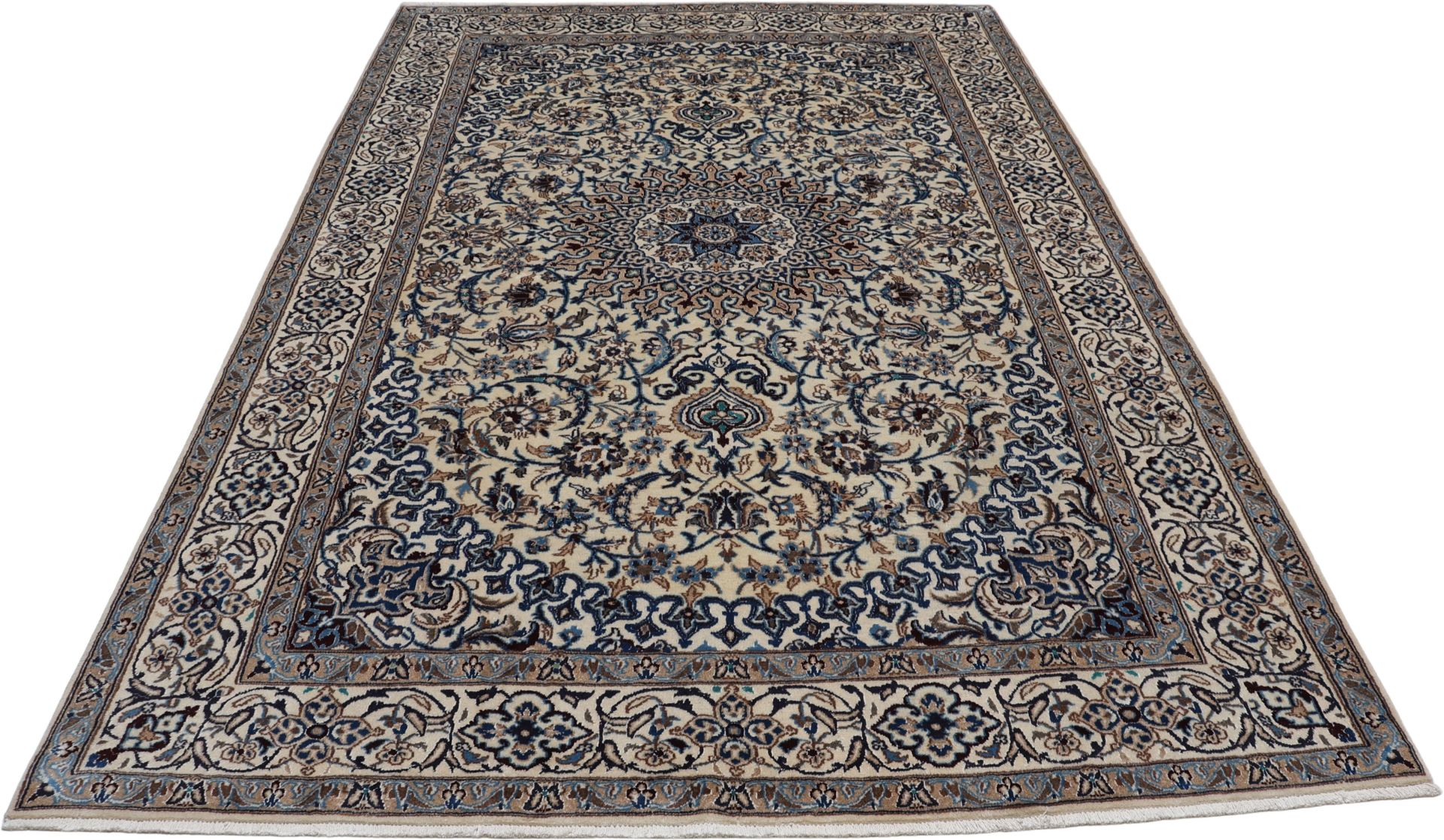 perserteppich-nain-198-x-298-cm-schurwolle-handgeknupft-exklusiv-7 Nain Persian Rug — hand-knotted, 198 × 298 cm, Wool