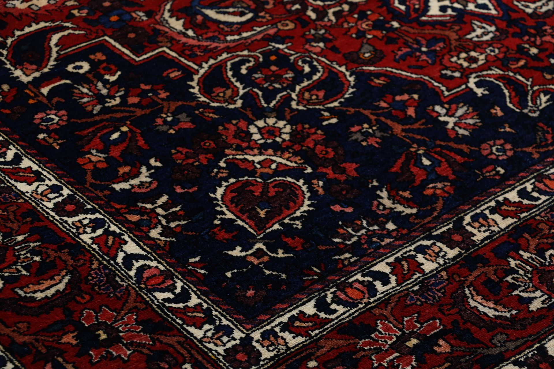 Bakhtiari Persian Rug — hand-knotted, 212 × 318 cm, Wool