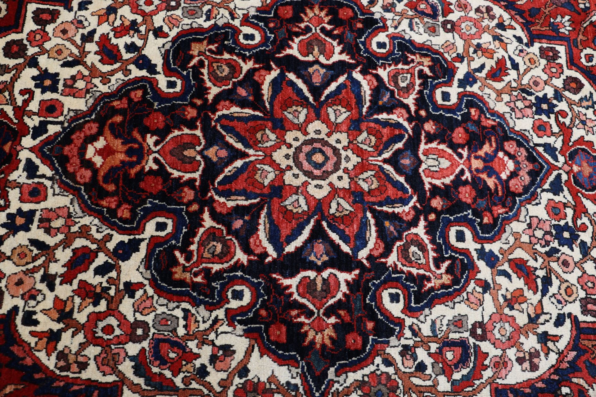 Bakhtiari Persian Rug — hand-knotted, 212 × 318 cm, Wool