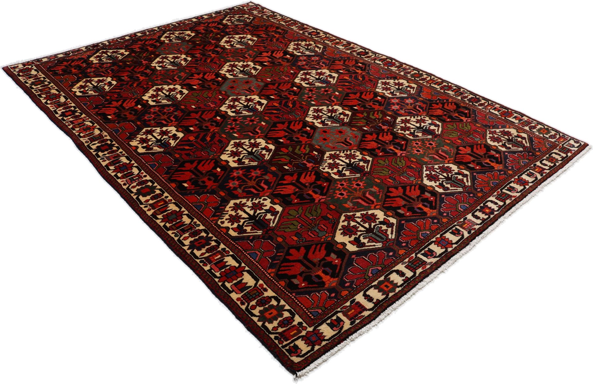 Bakhtiari Persian Rug 208 × 306 cm, Wool, hand-knotted