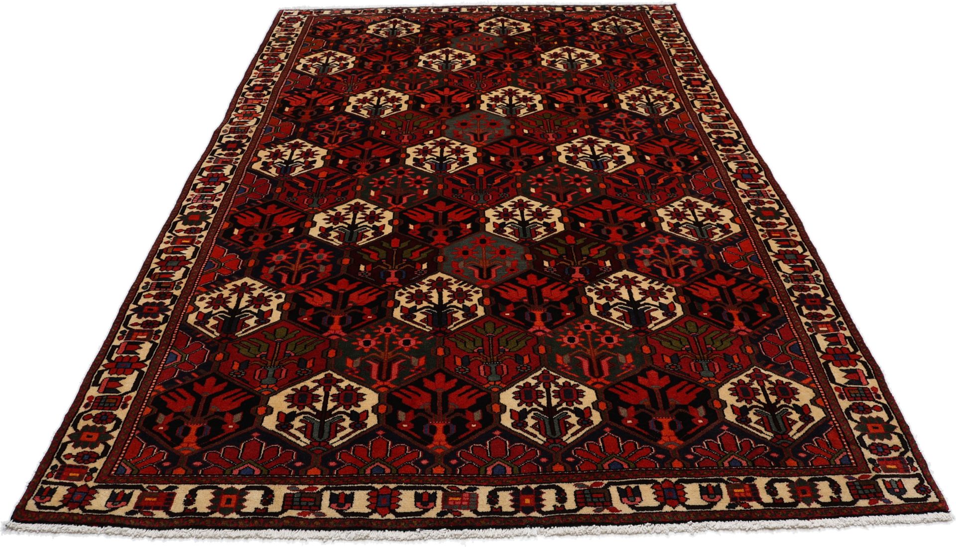 Bakhtiari Persian Rug 208 × 306 cm, Wool, hand-knotted