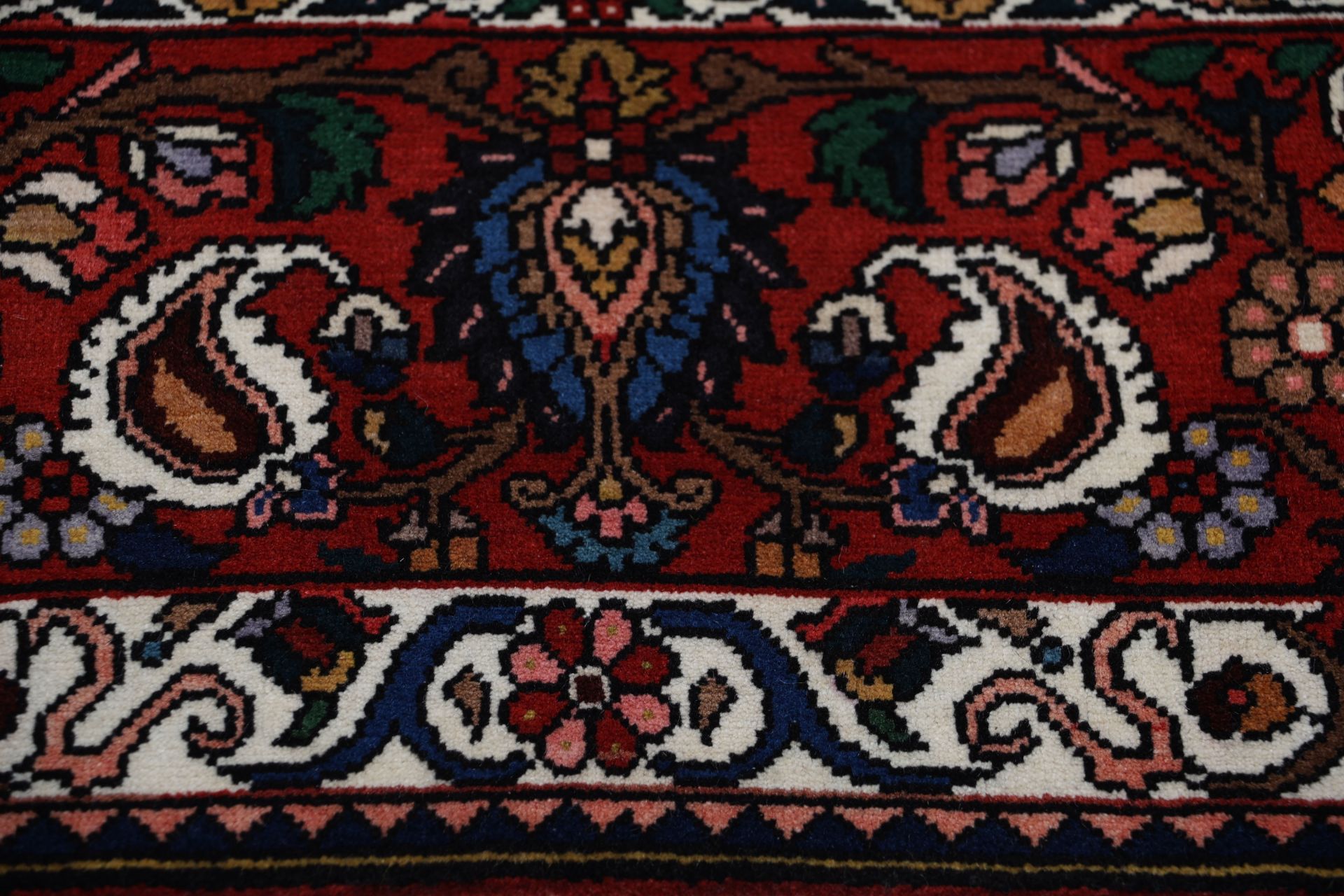 Hand-Knotted Wool Bakhtiari Persian Rug, 213 × 313 cm