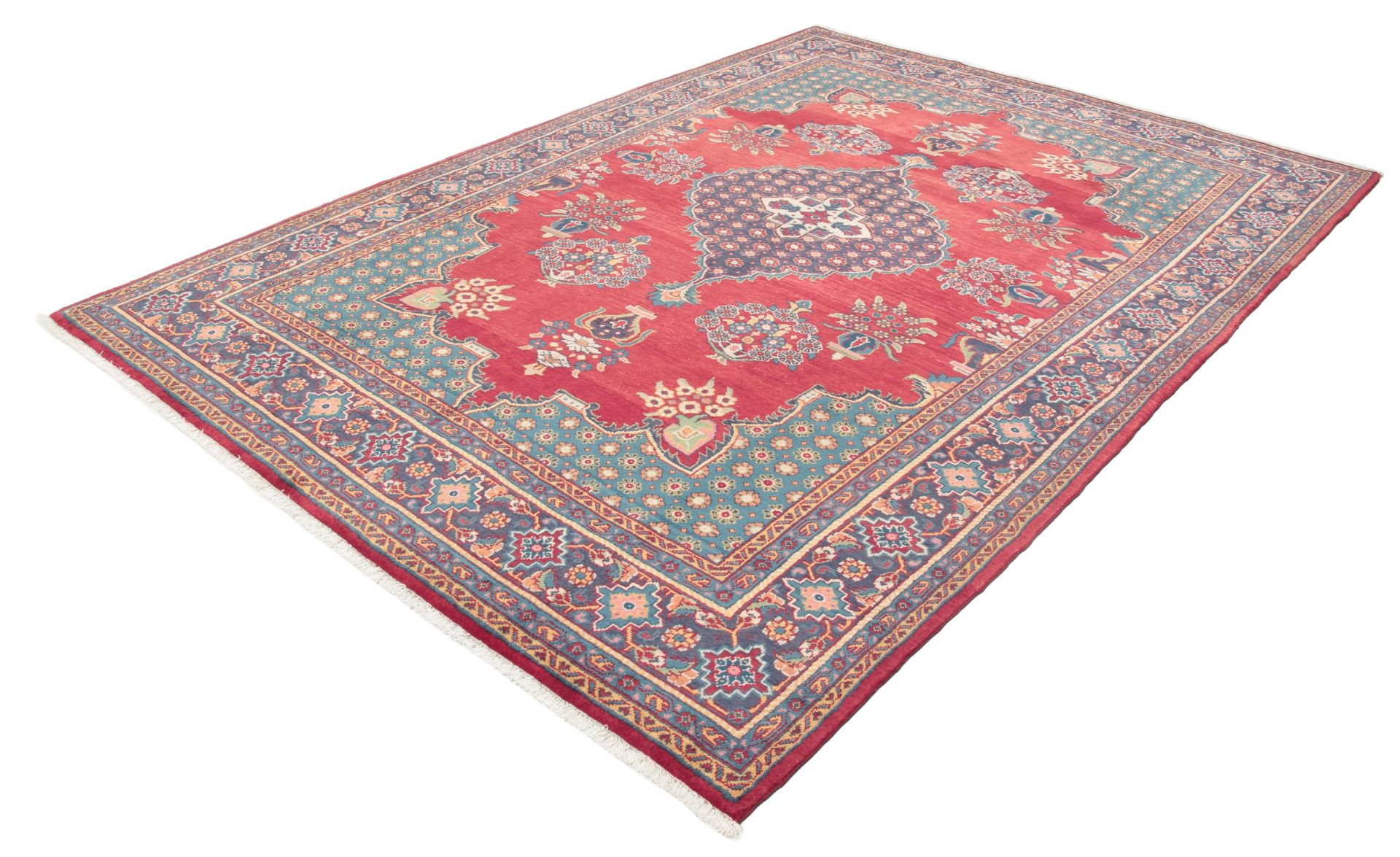 Persian Rug — hand-knotted, 208 × 307 cm
