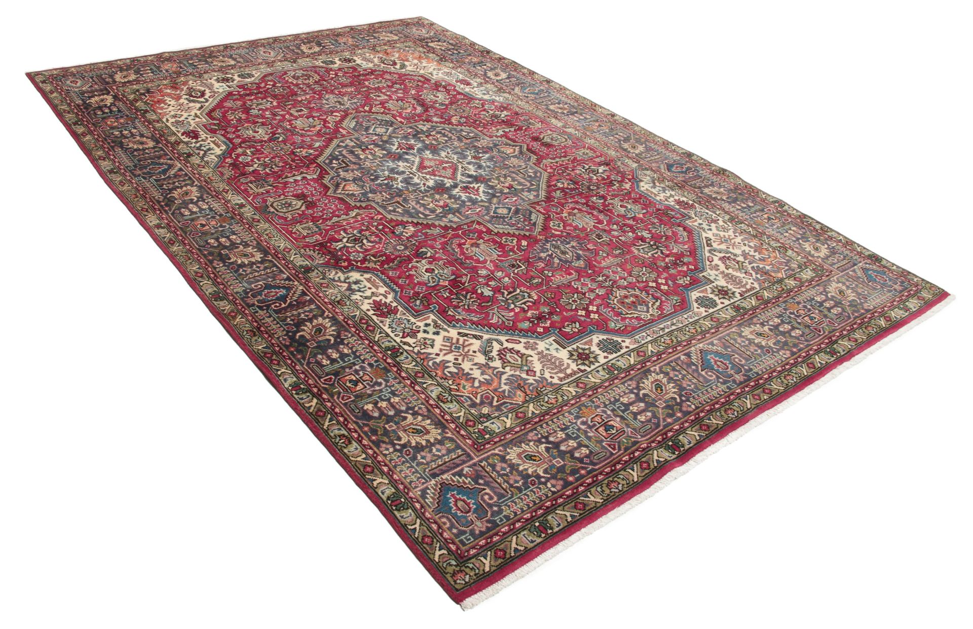 Tabriz Persian Rug — hand-knotted, 200 × 290 cm