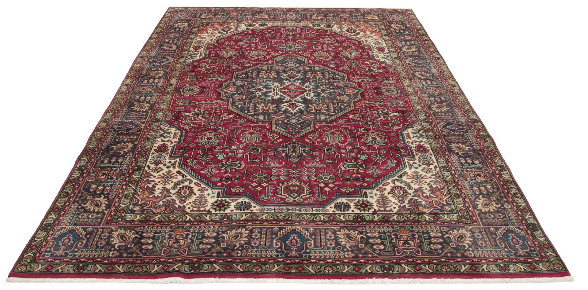 Tabriz Persian Rug — hand-knotted, 200 × 290 cm