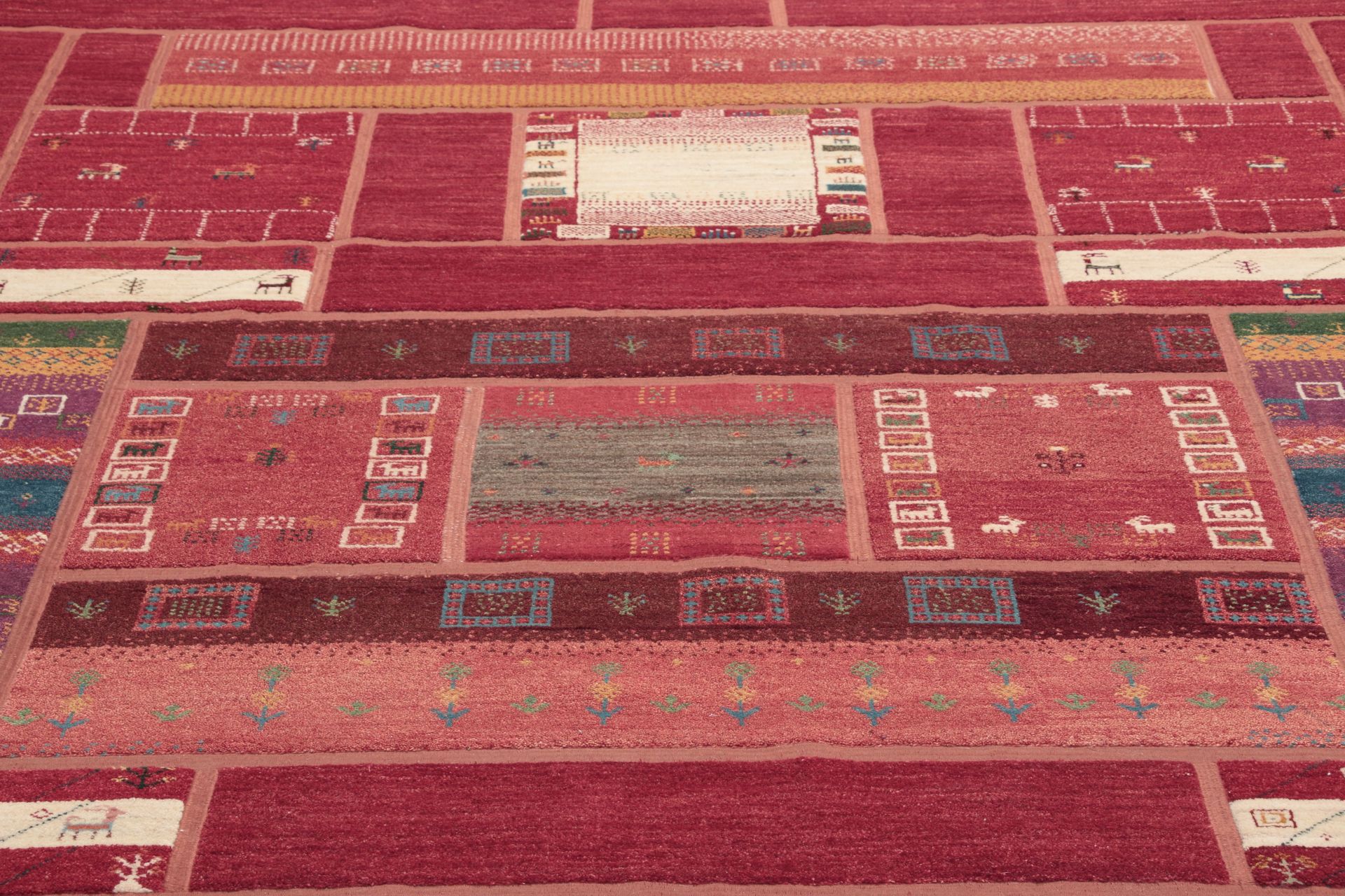 Hand-Knotted Wool Persian Rug, 214 × 306 cm