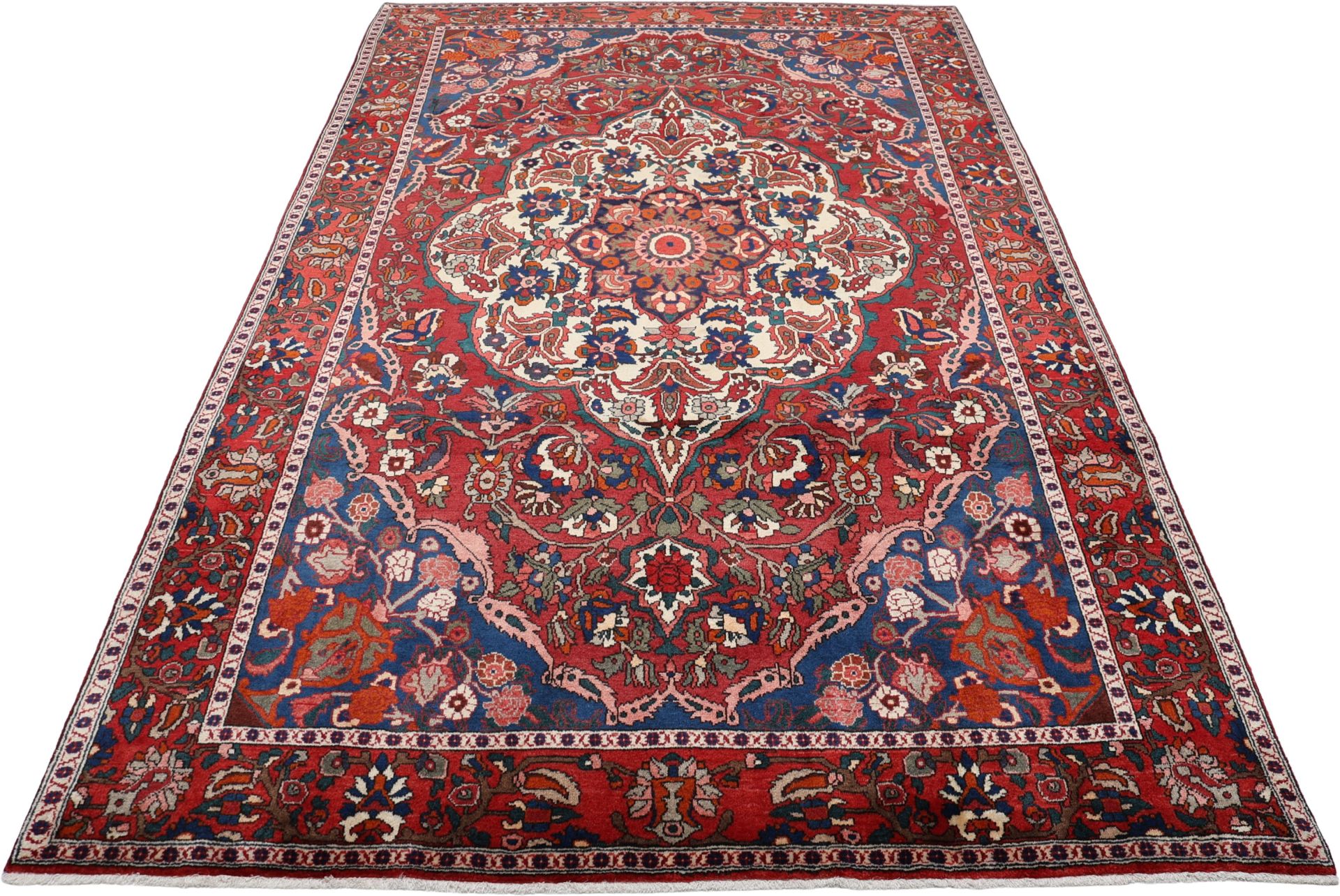 Bakhtiari Persian Rug — hand-knotted, 200 × 315 cm, Wool