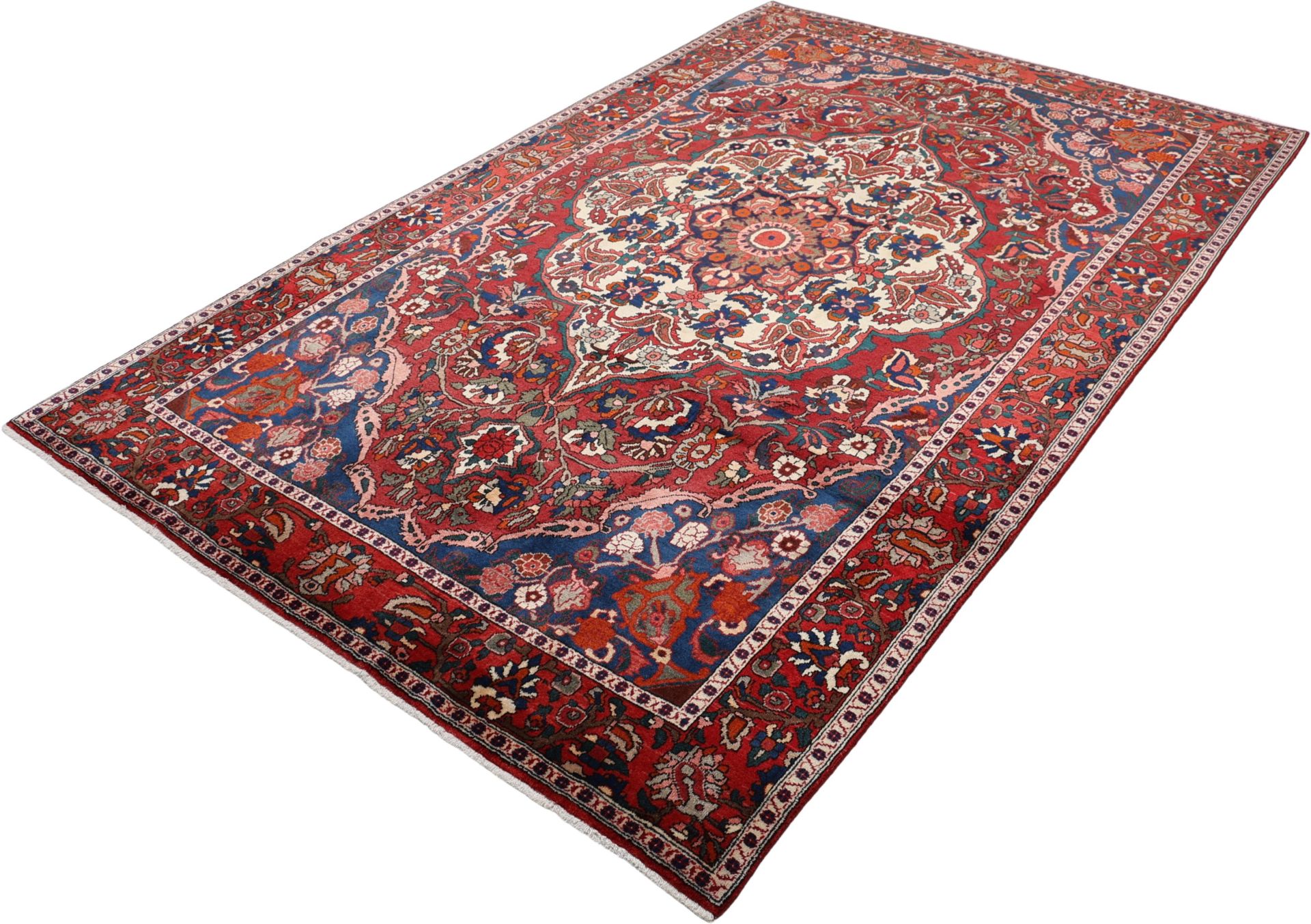 Bakhtiari Persian Rug — hand-knotted, 200 × 315 cm, Wool