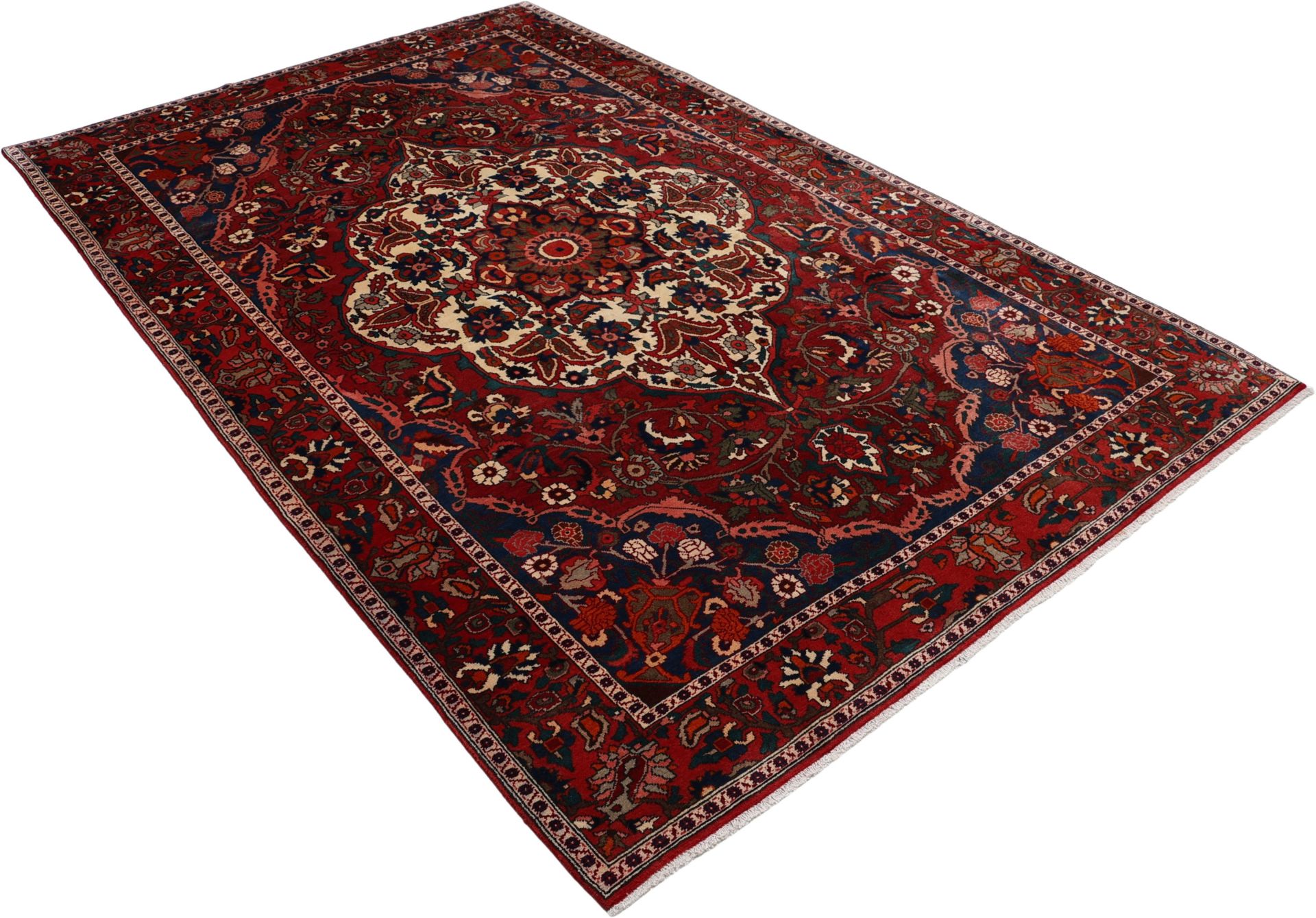 Bakhtiari Persian Rug — hand-knotted, 200 × 315 cm, Wool