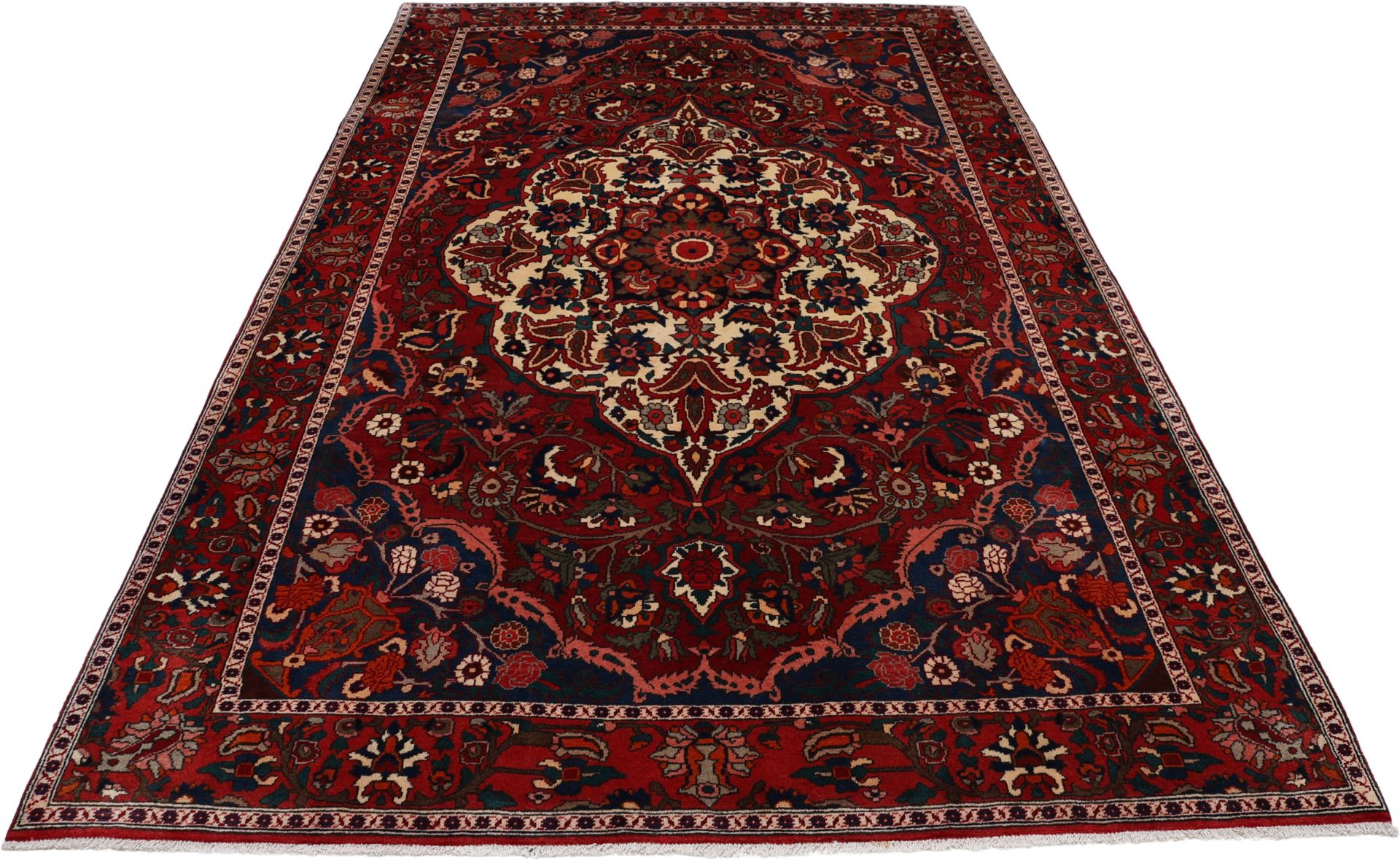 Bakhtiari Persian Rug — hand-knotted, 200 × 315 cm, Wool